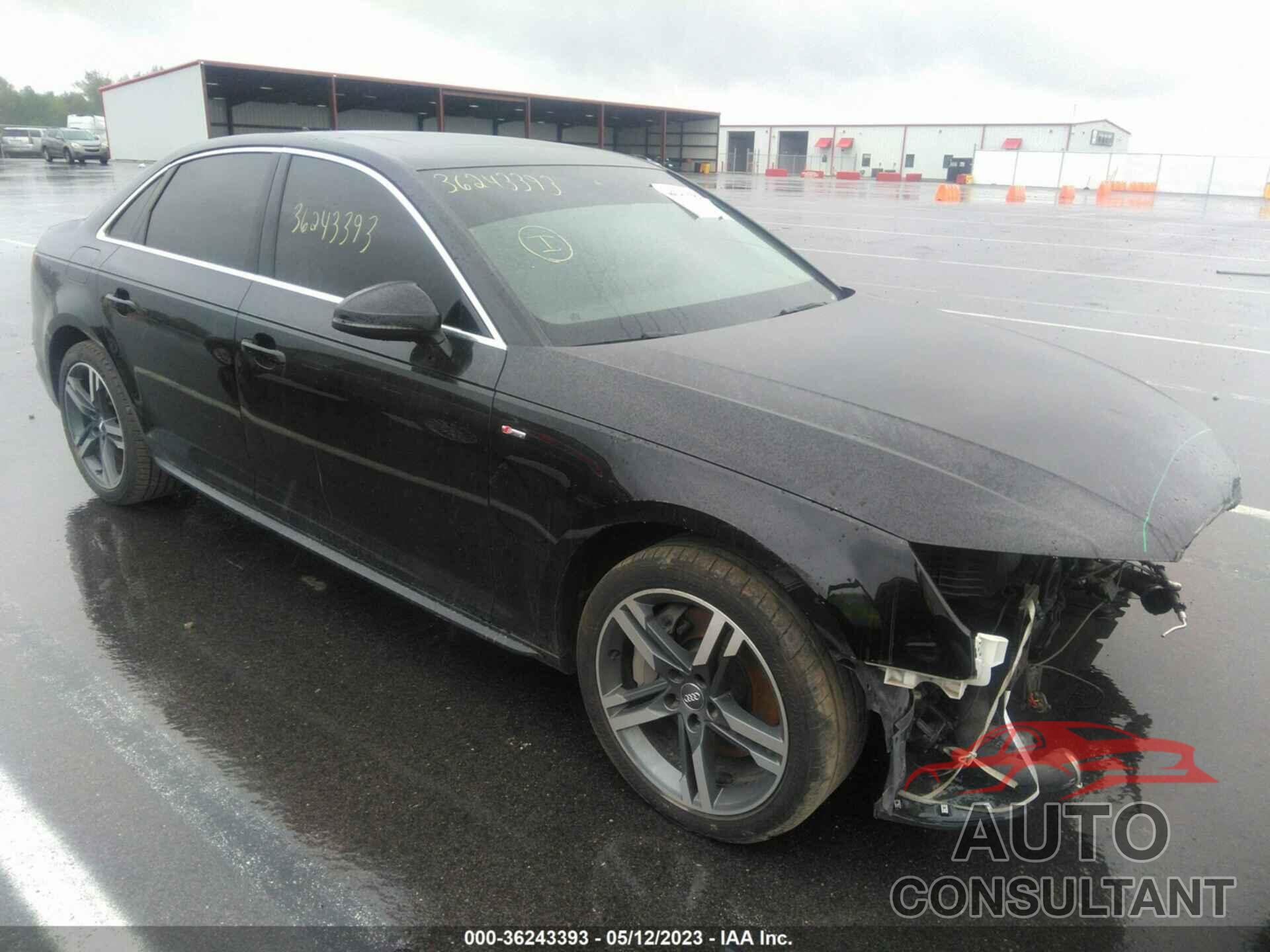 AUDI A4 2017 - WAULNAF48HN066046