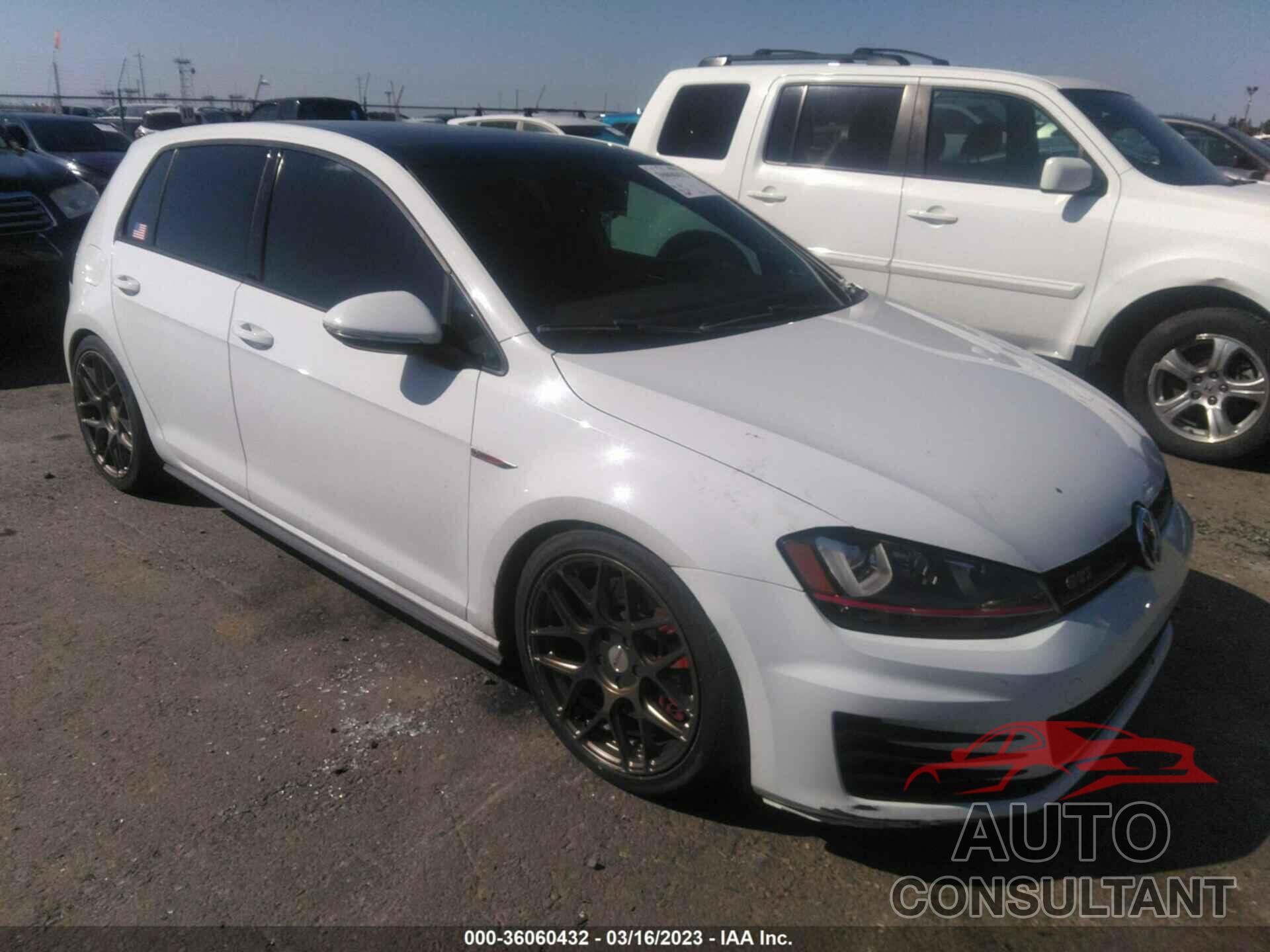 VOLKSWAGEN GOLF GTI 2016 - 3VW547AU7GM047714