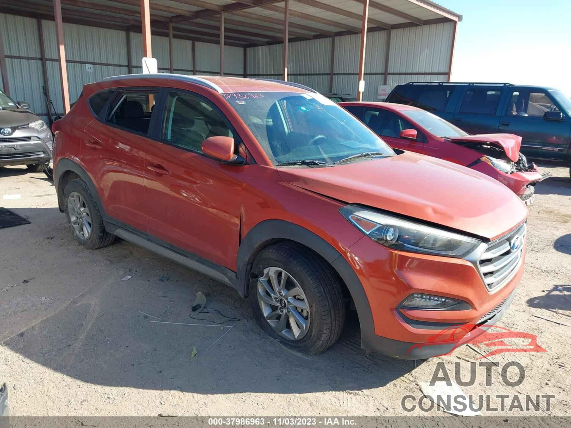 HYUNDAI TUCSON 2017 - KM8J3CA44HU294887