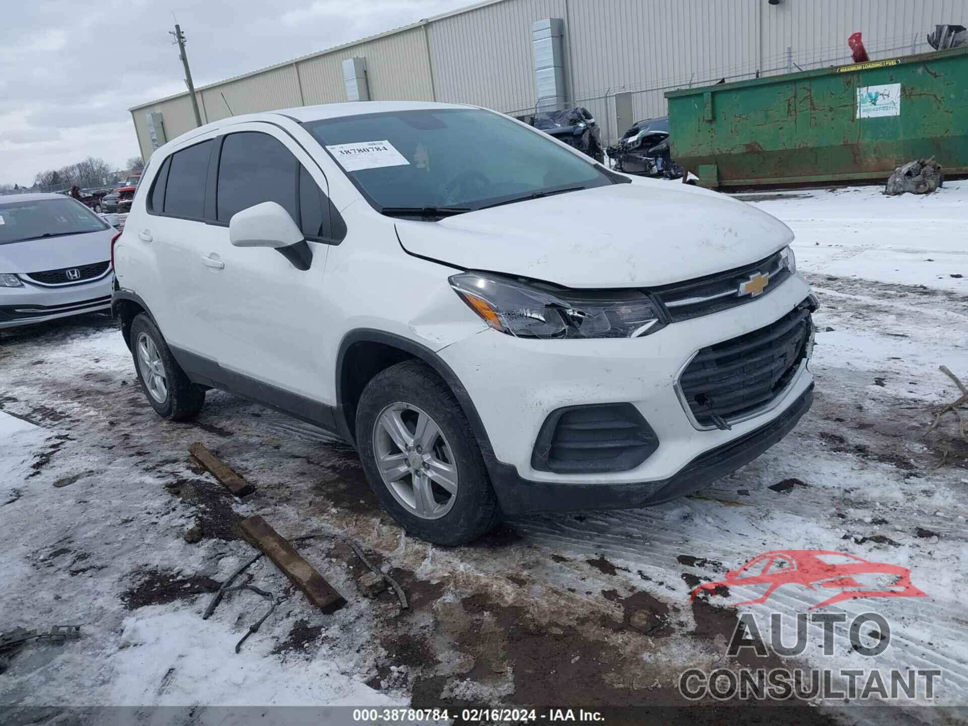 CHEVROLET TRAX 2020 - KL7CJNSB3LB092099