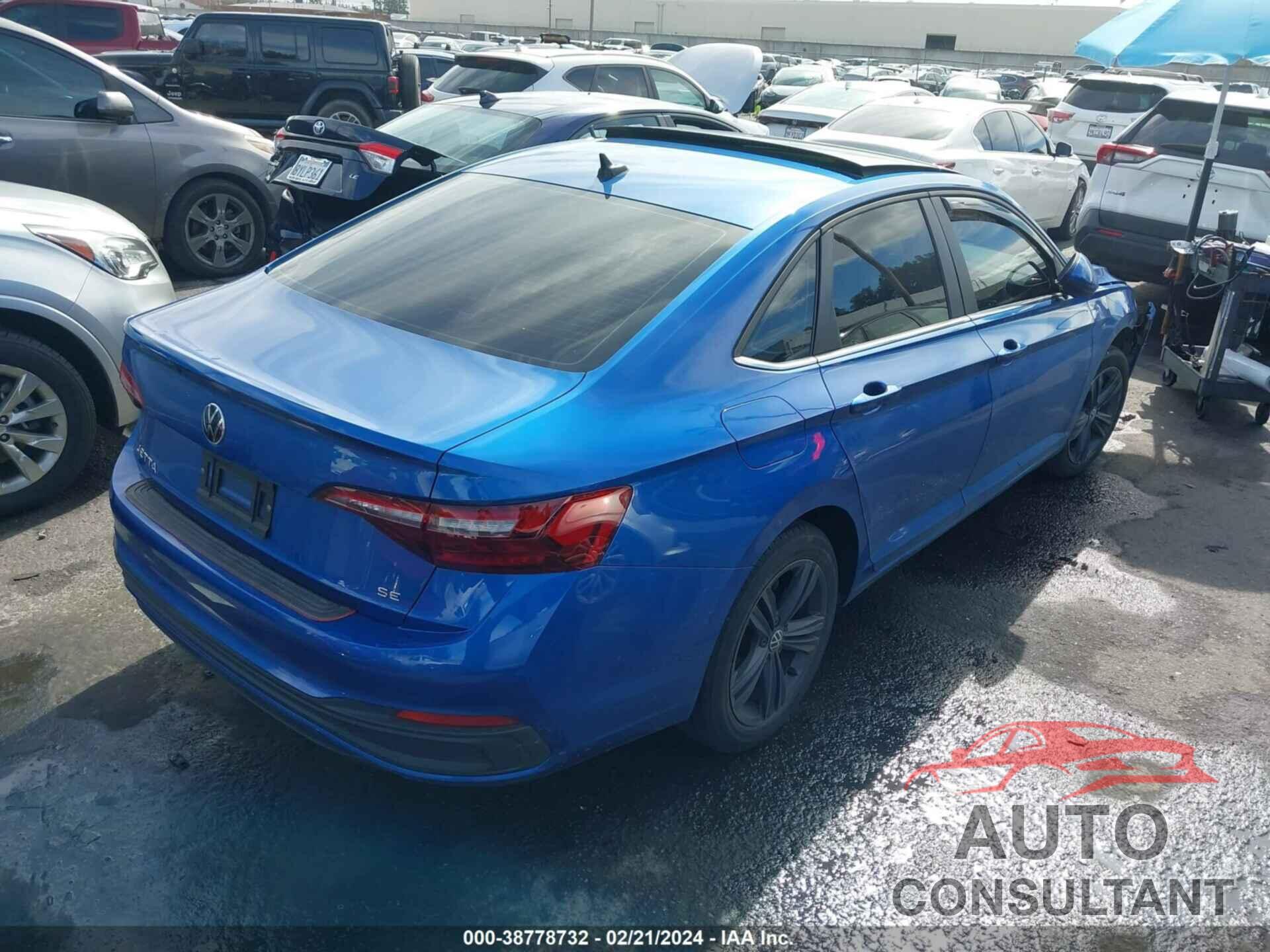 VOLKSWAGEN JETTA 2022 - 3VW7M7BU4NM021169