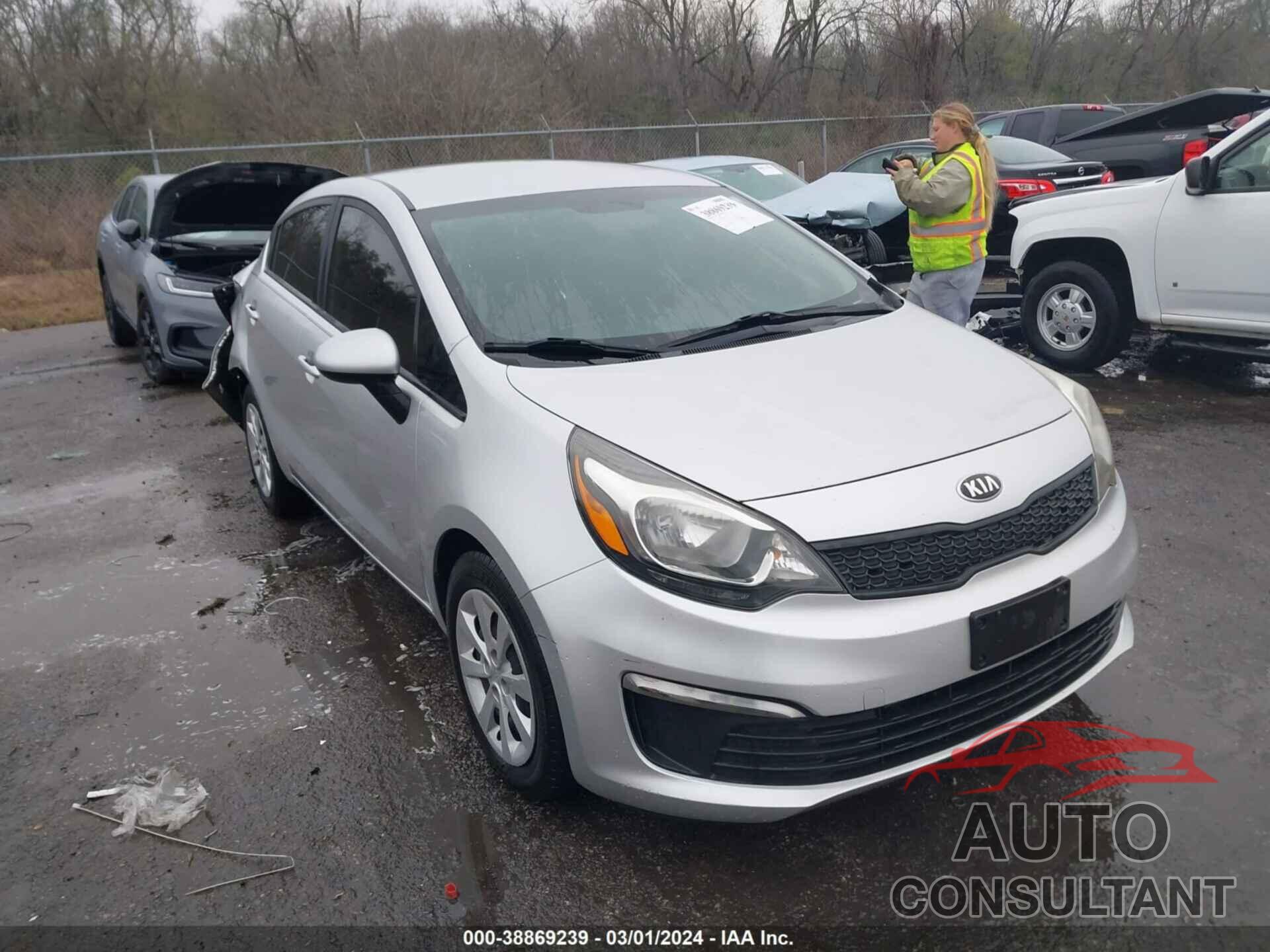 KIA RIO 2016 - KNADM4A38G6639950