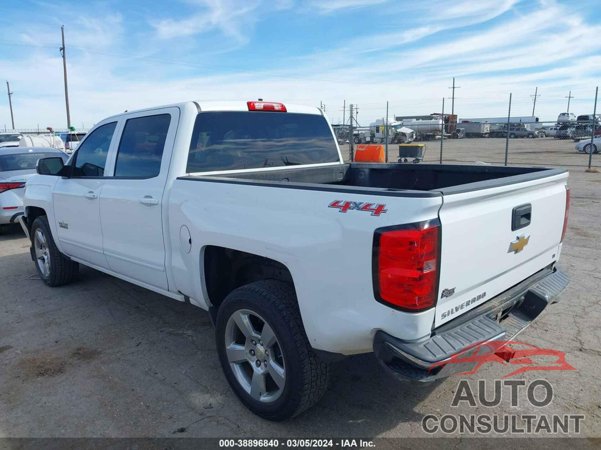 CHEVROLET SILVERADO 1500 2017 - 3GCUKREC5HG147697