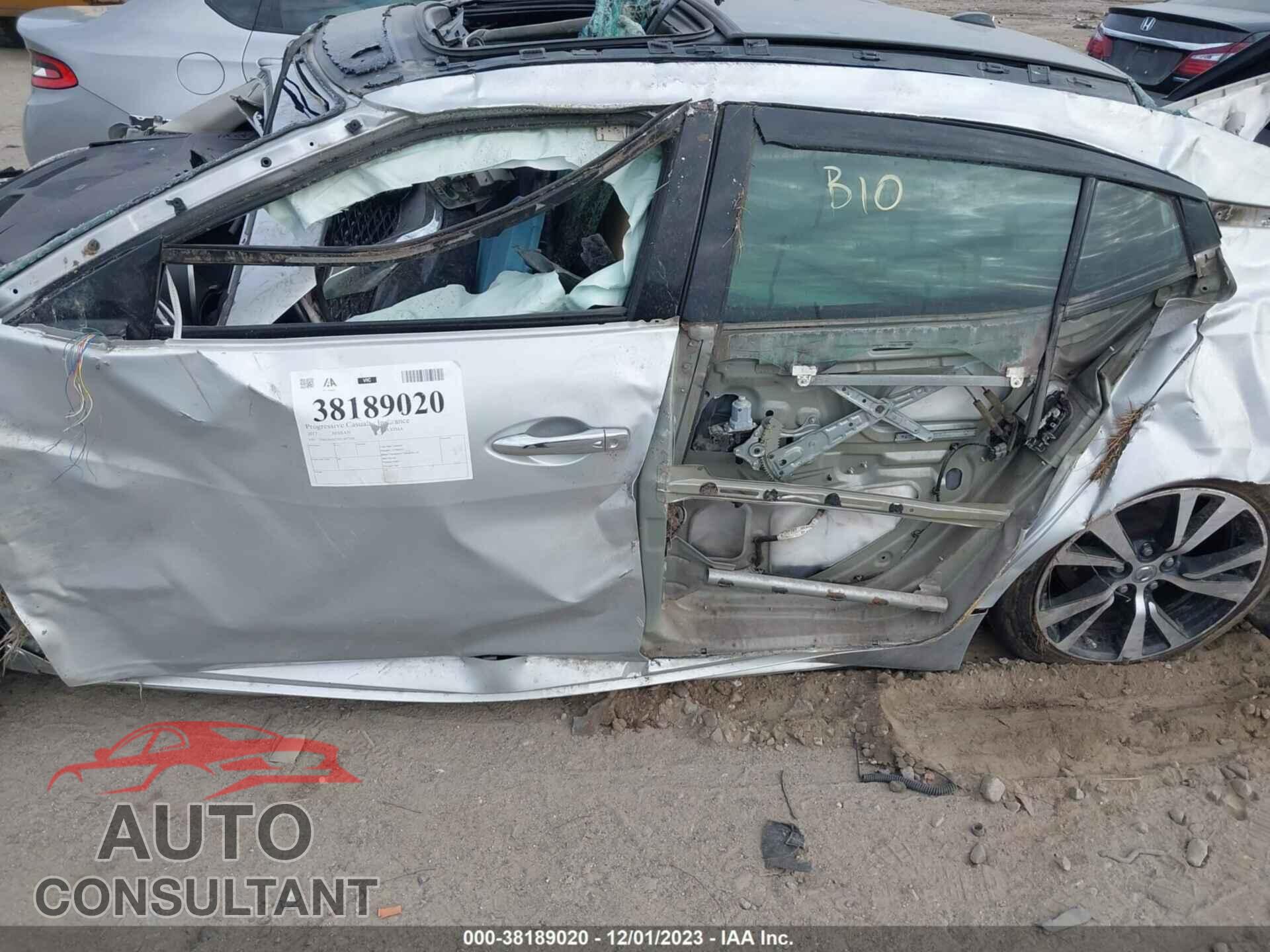 NISSAN MAXIMA 2017 - 1N4AA6AP3HC447308
