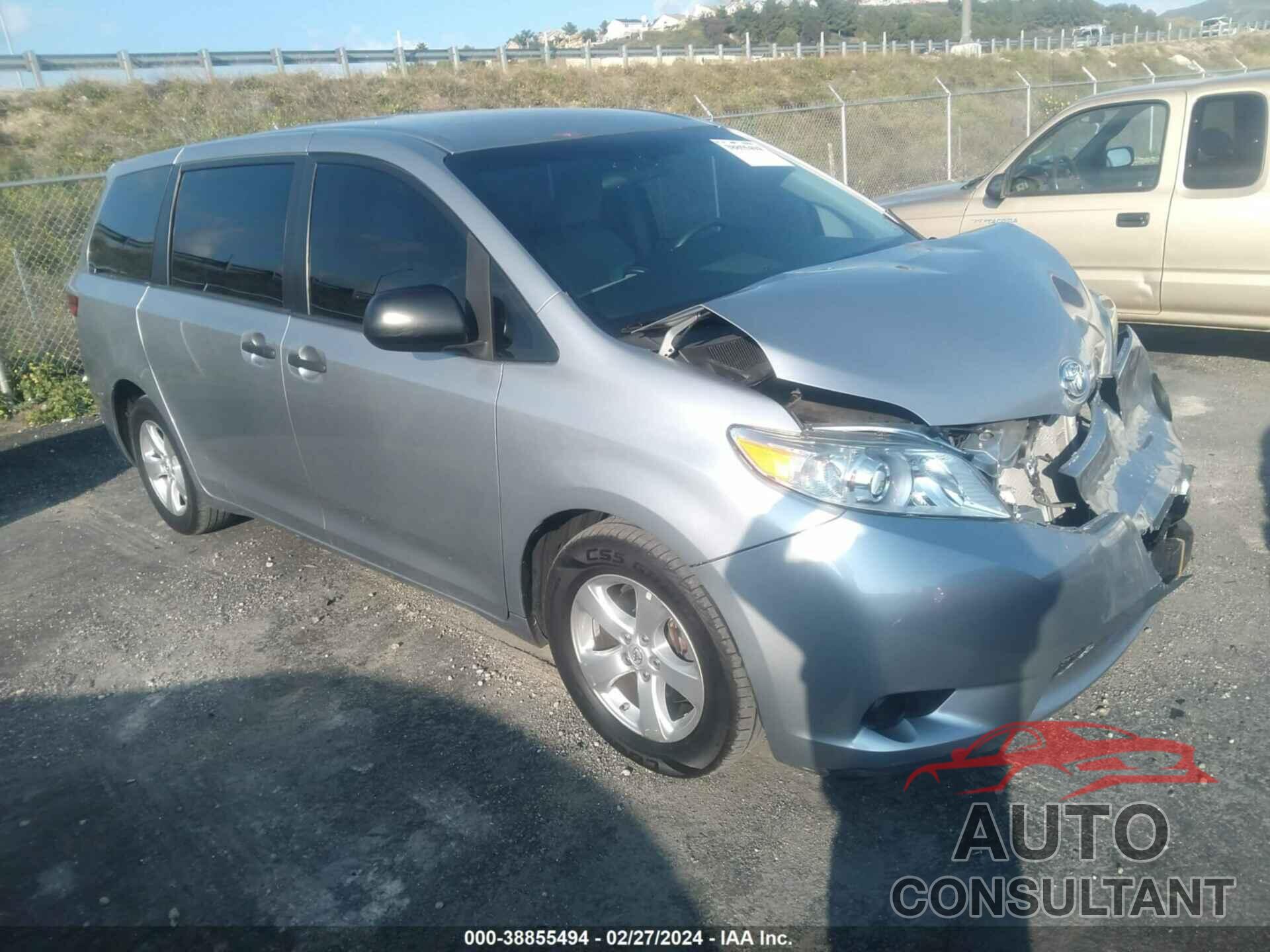 TOYOTA SIENNA 2017 - 5TDZZ3DC2HS869422