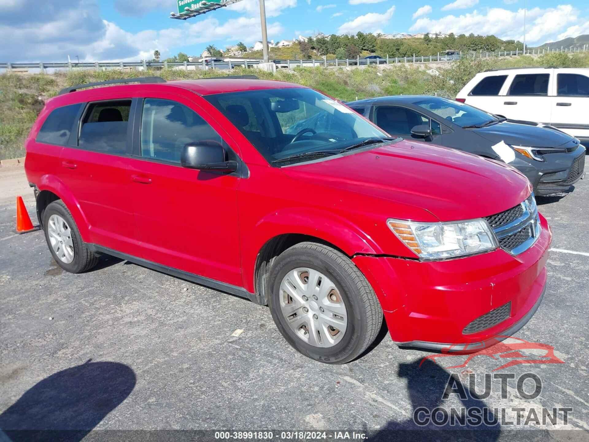 DODGE JOURNEY 2016 - 3C4PDCAB6GT140054
