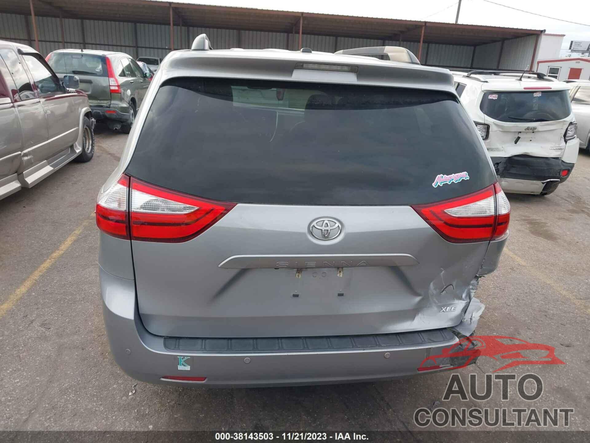 TOYOTA SIENNA 2017 - 5TDYZ3DC7HS768131