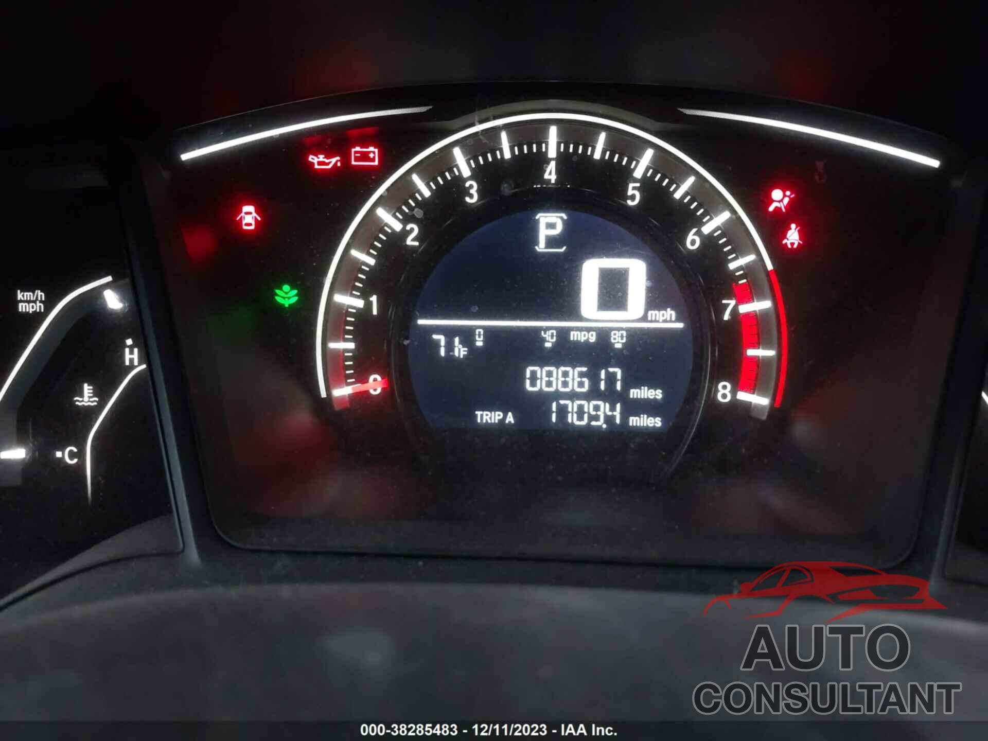 HONDA CIVIC 2016 - 19XFC2F5XGE242022