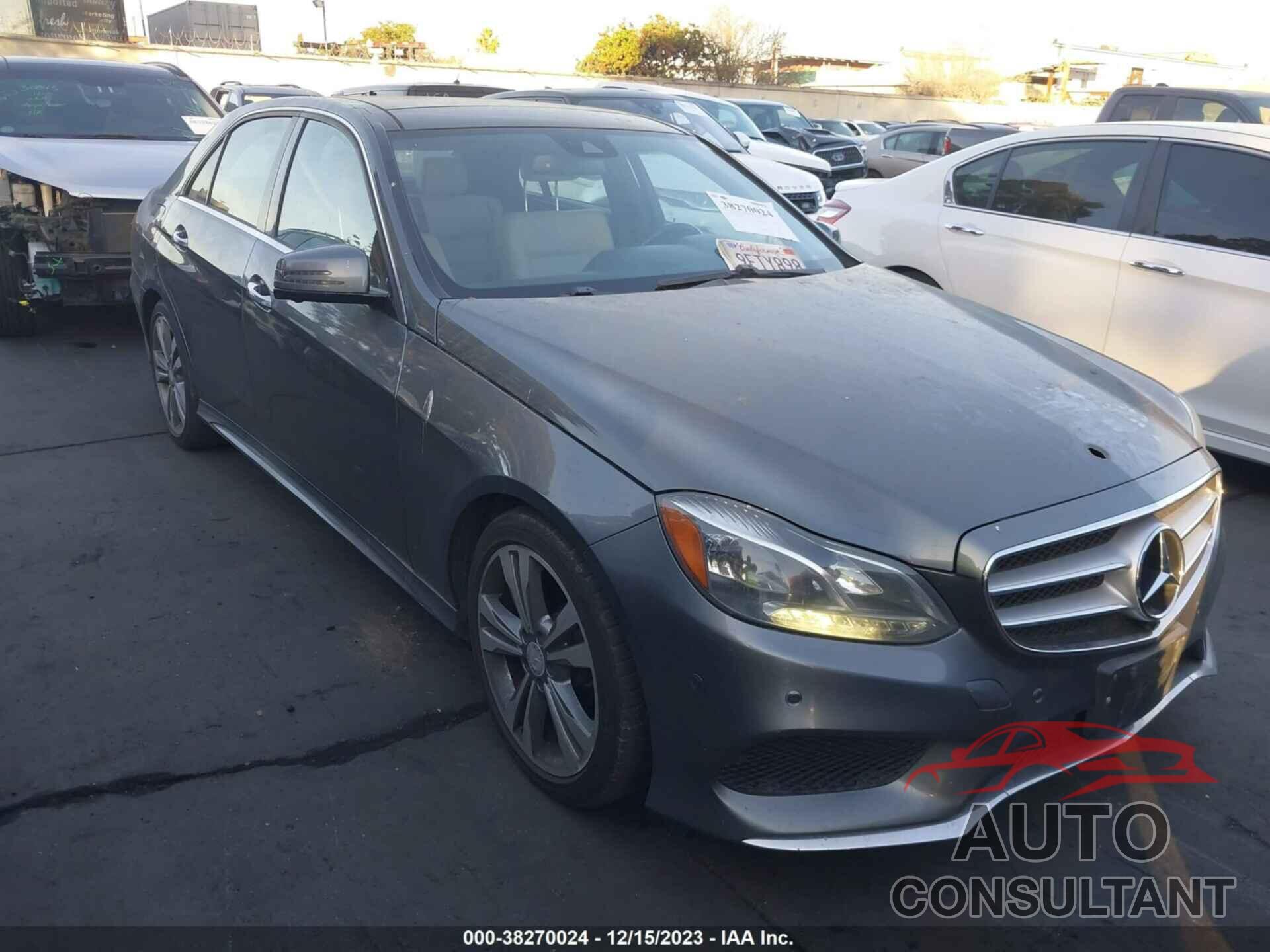 MERCEDES-BENZ E-CLASS 2016 - WDDHF5KB8GB231147