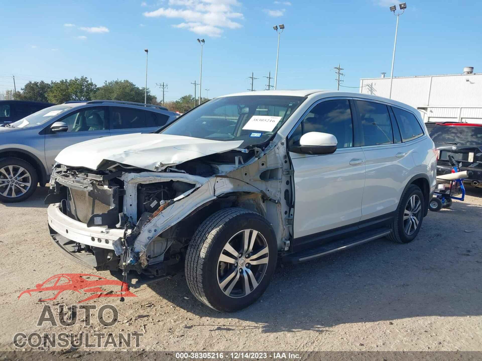 HONDA PILOT 2016 - 5FNYF5H71GB010225