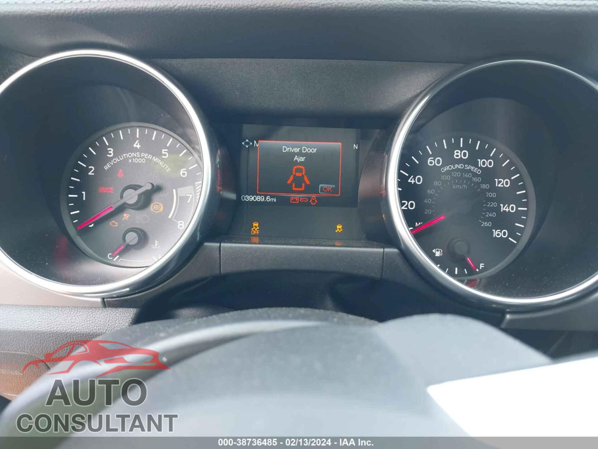FORD MUSTANG 2019 - 1FA6P8TH5K5129725