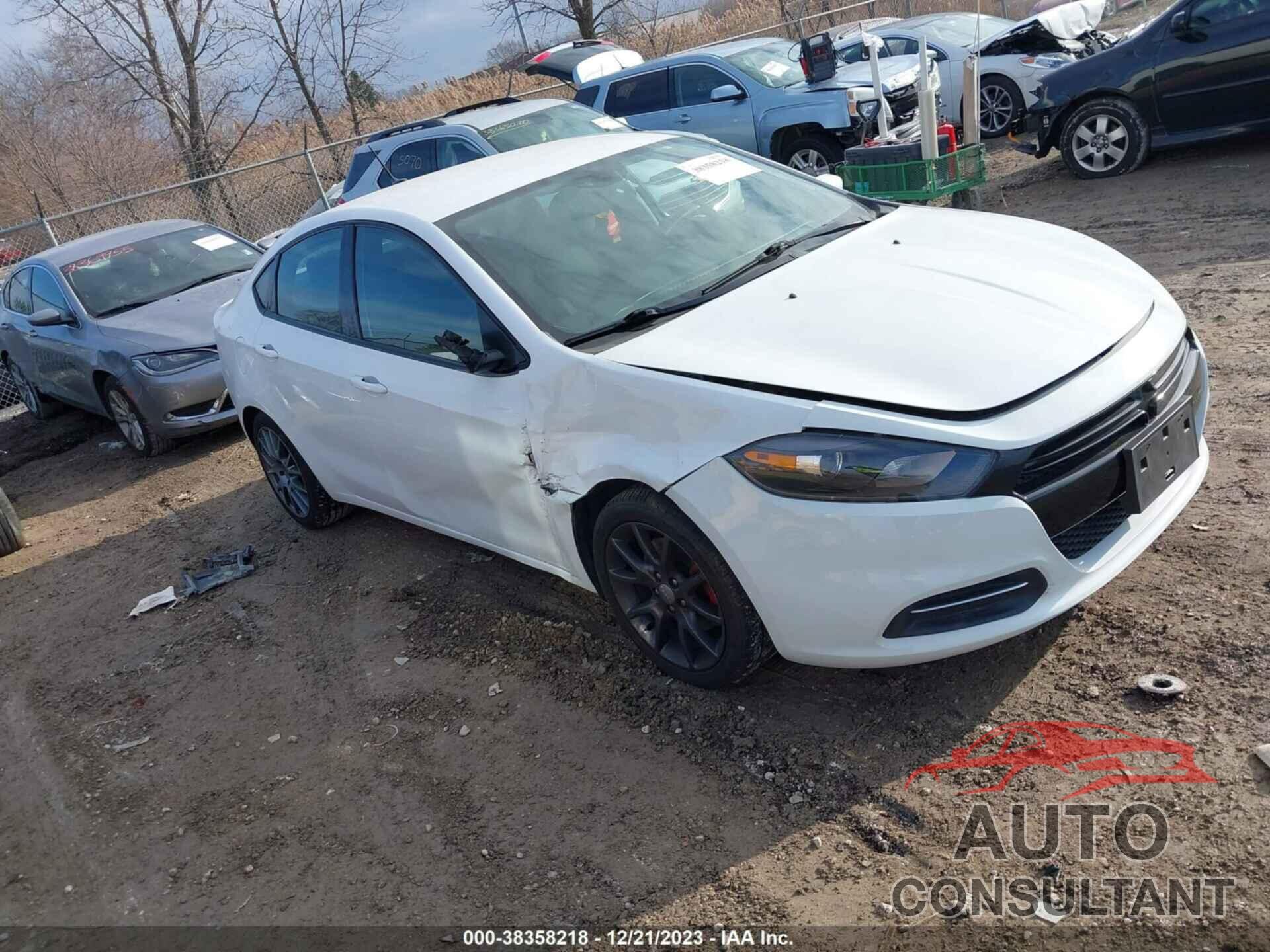 DODGE DART 2016 - 1C3CDFAA1GD549077