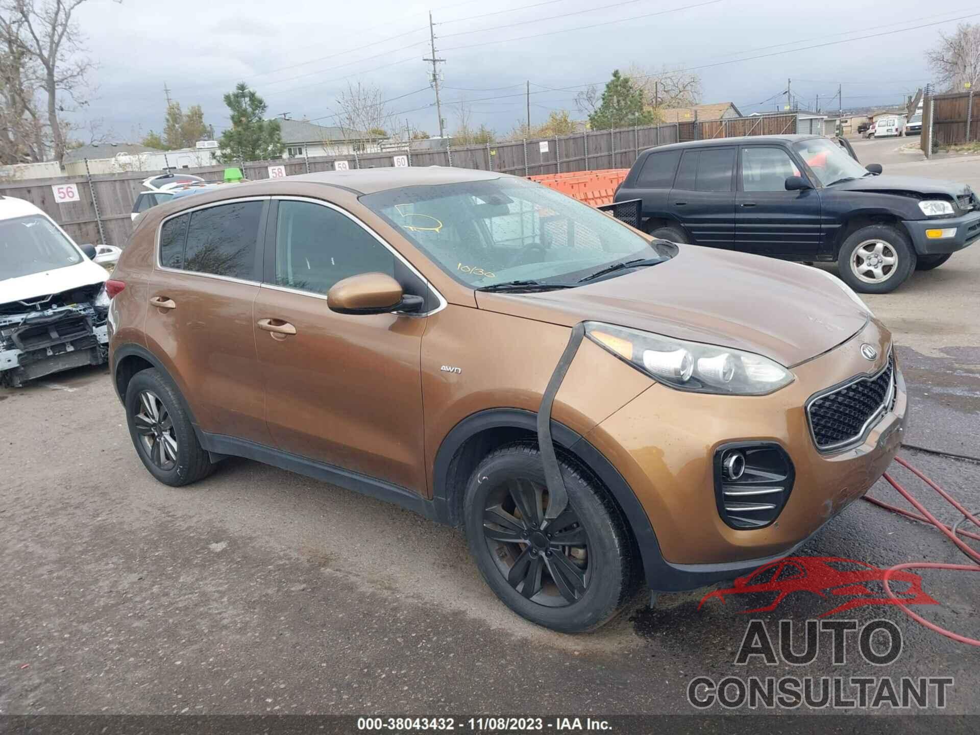 KIA SPORTAGE 2018 - KNDPMCAC5J7422996