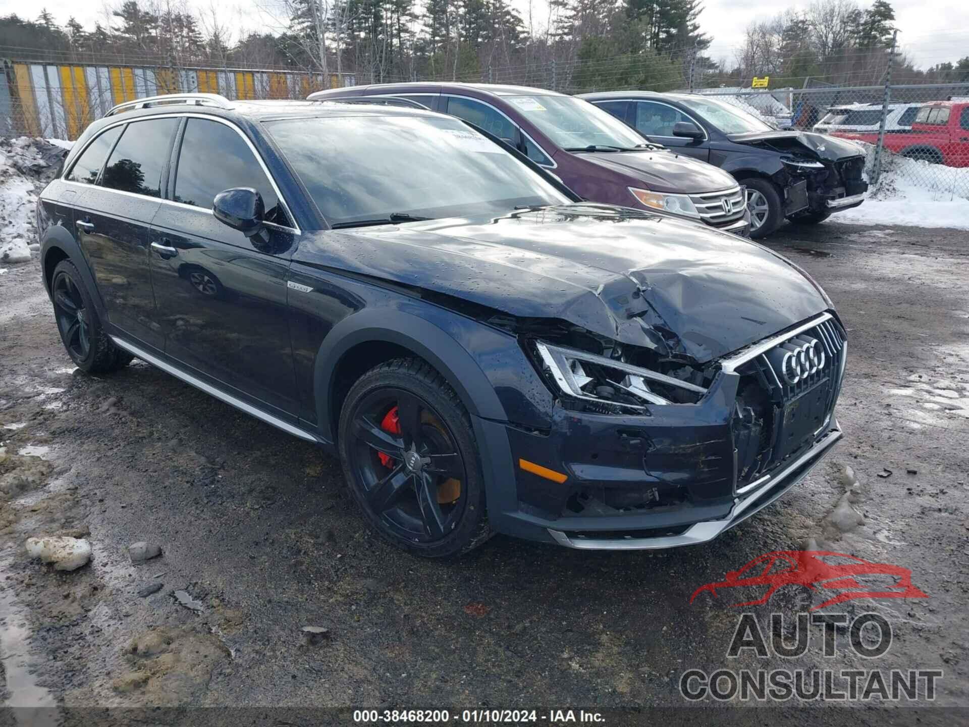 AUDI A4 ALLROAD 2017 - WA18NAF41HA098637