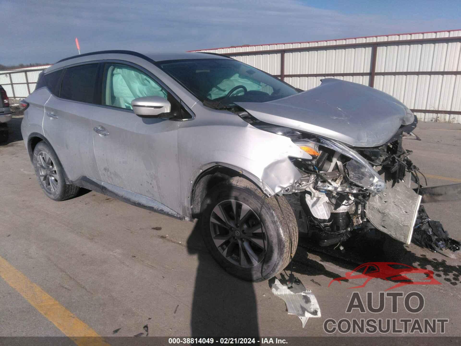 NISSAN MURANO 2016 - 5N1AZ2MH1GN106889