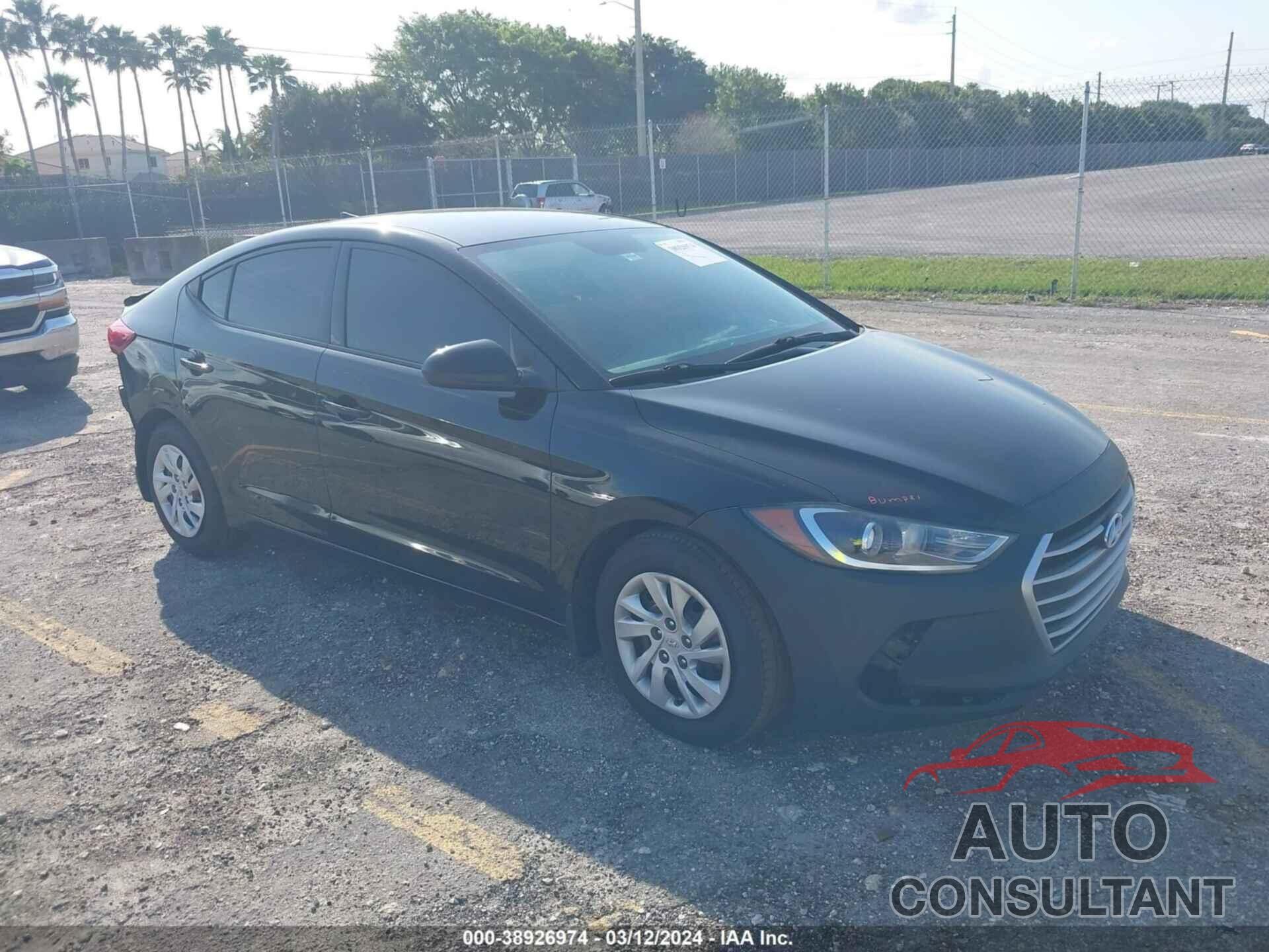 HYUNDAI ELANTRA 2018 - 5NPD74LF9JH377368
