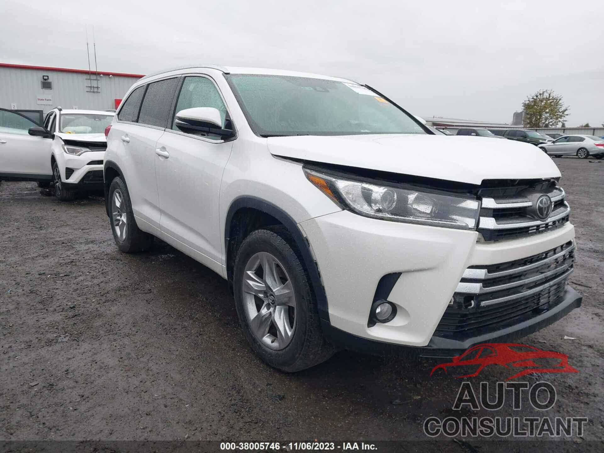 TOYOTA HIGHLANDER 2017 - 5TDDZRFH1HS361027