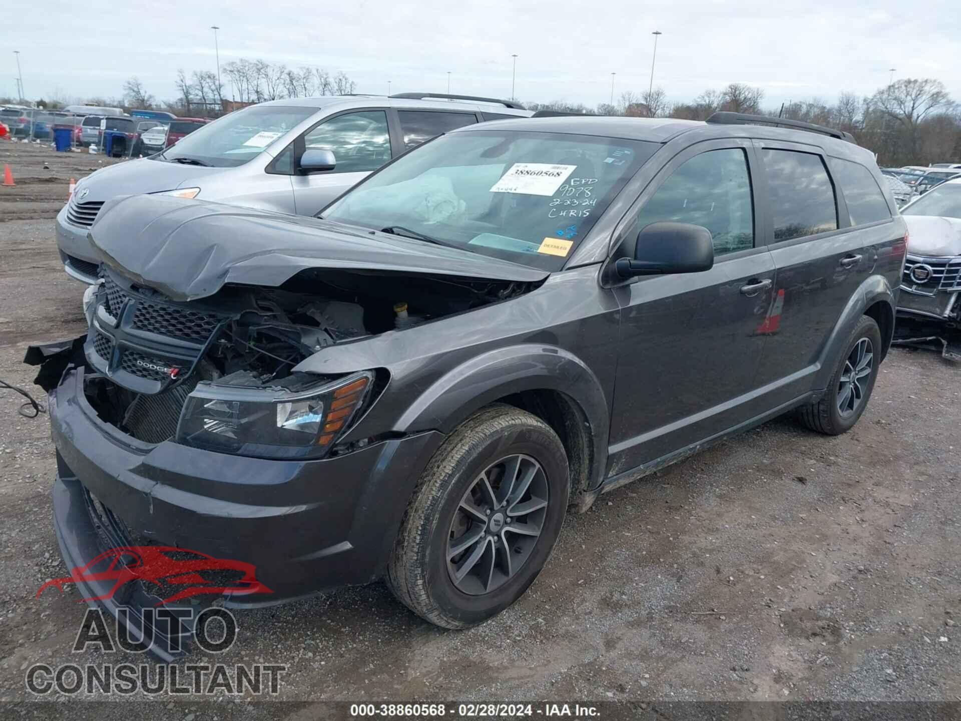 DODGE JOURNEY 2018 - 3C4PDCAB4JT509078