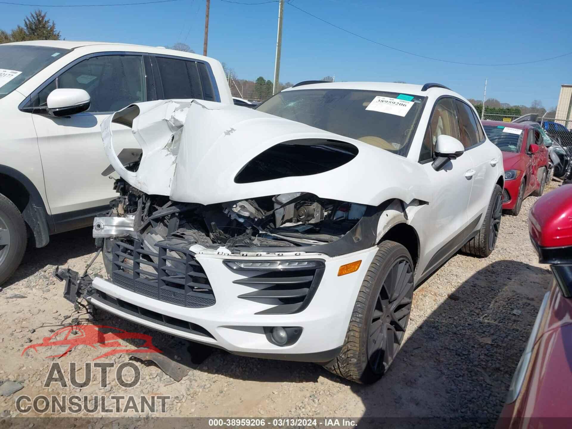PORSCHE MACAN 2017 - WP1AA2A57HLB01827
