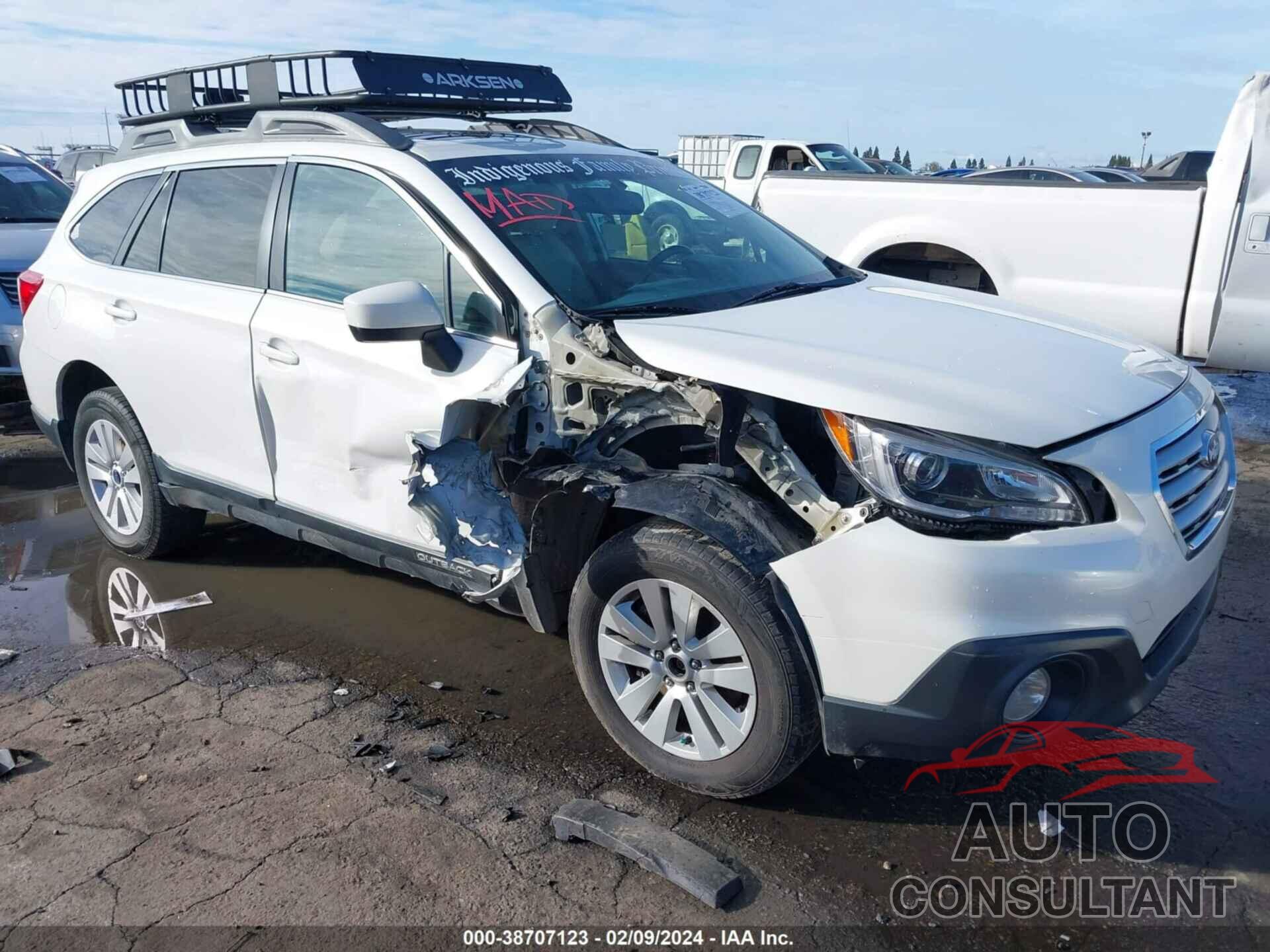 SUBARU OUTBACK 2016 - 4S4BSADC8G3268327