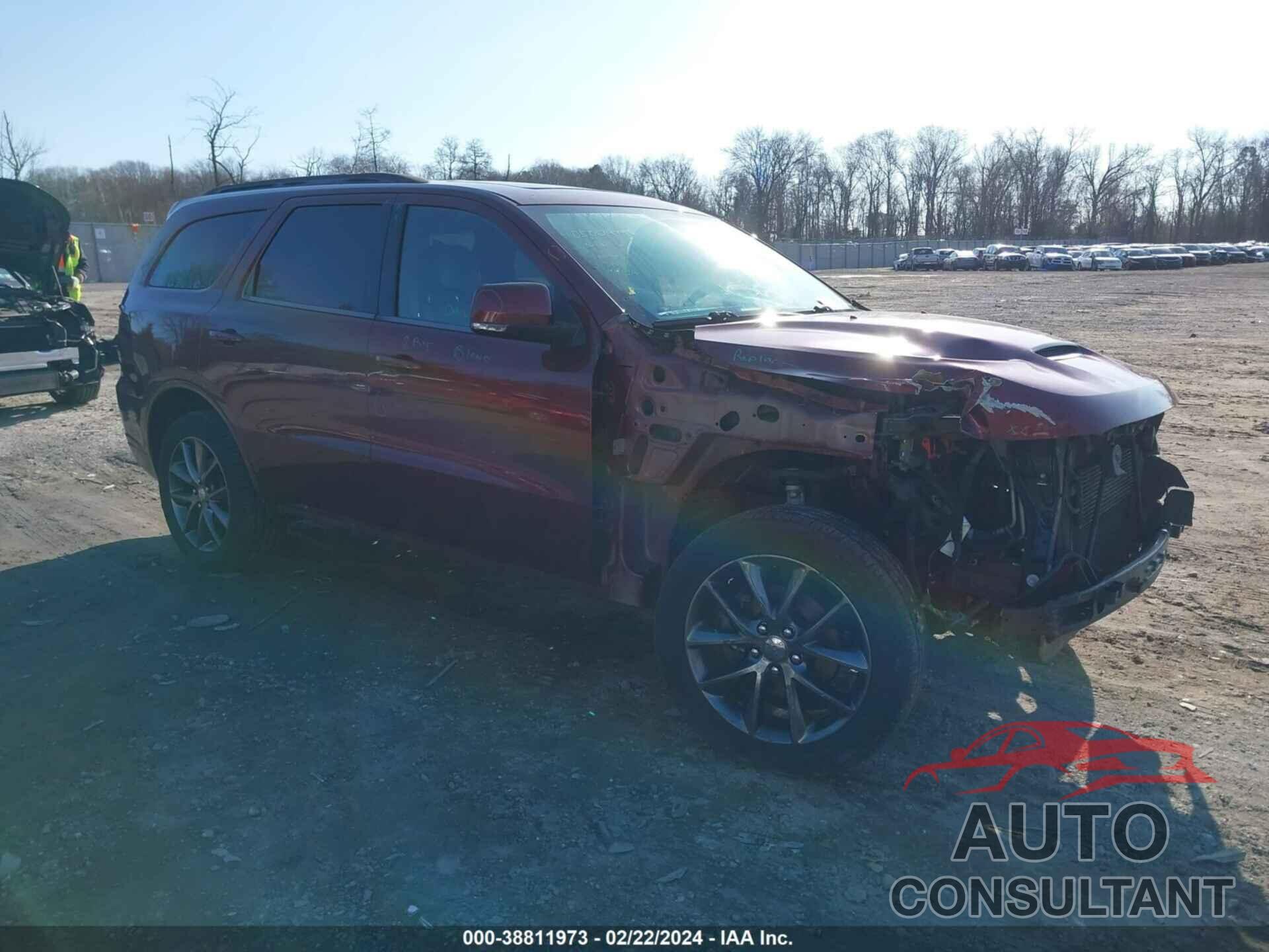 DODGE DURANGO 2018 - 1C4RDJDGXJC445399