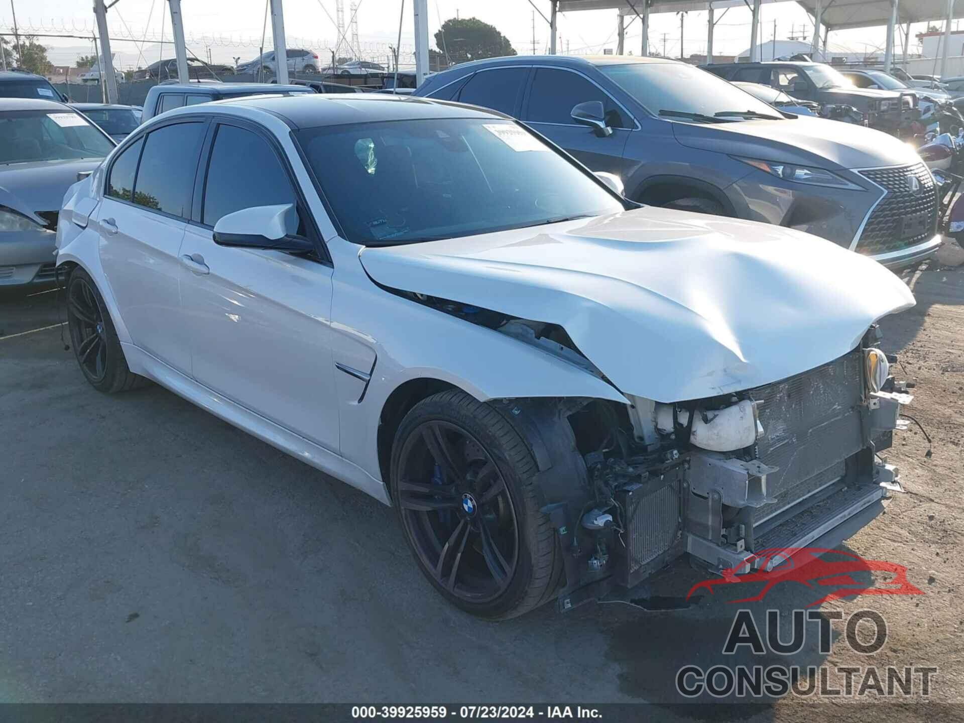 BMW M3 2018 - WBS8M9C50J5K98694