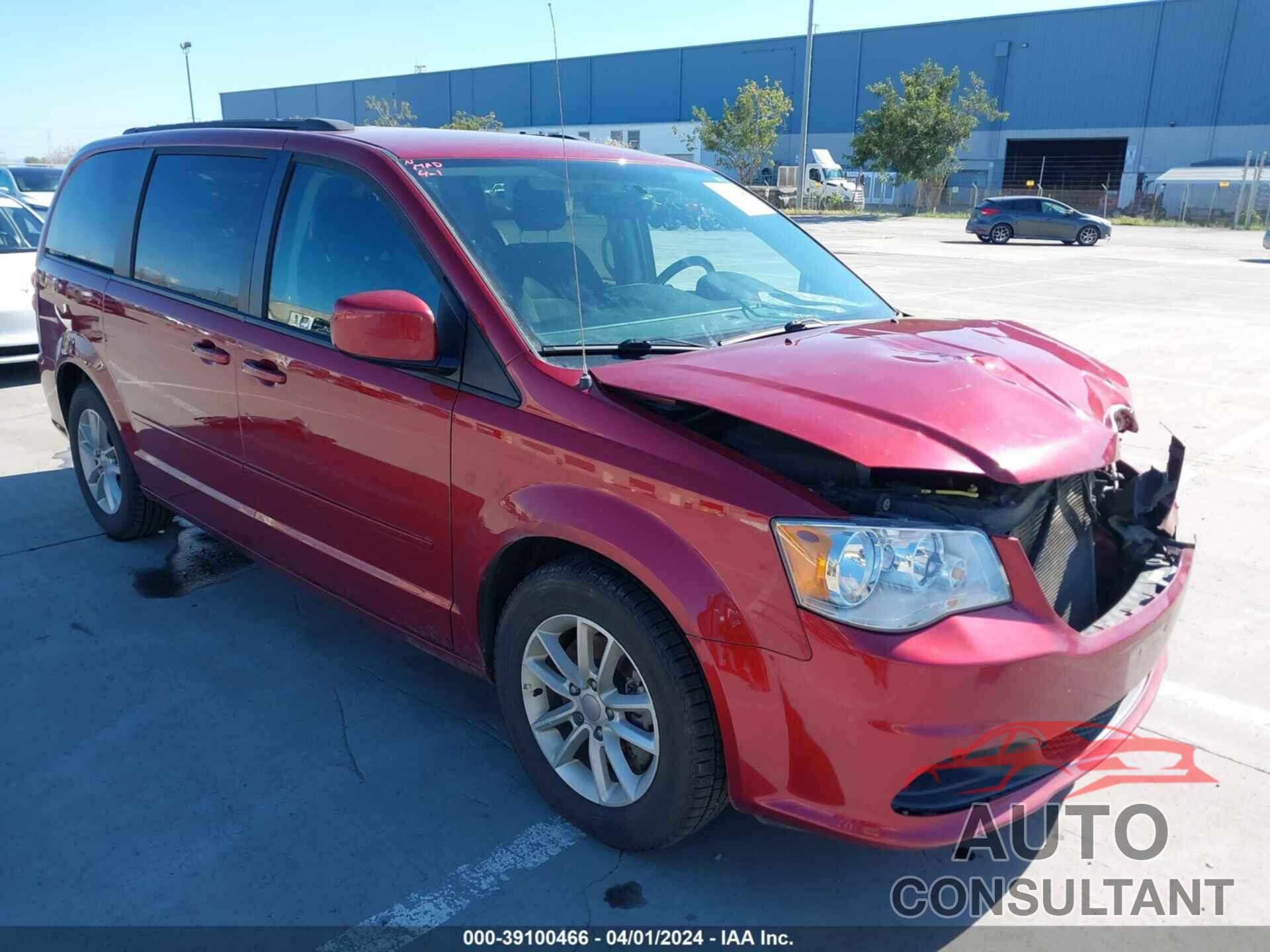 DODGE GRAND CARAVAN 2016 - 2C4RDGCG0GR181291