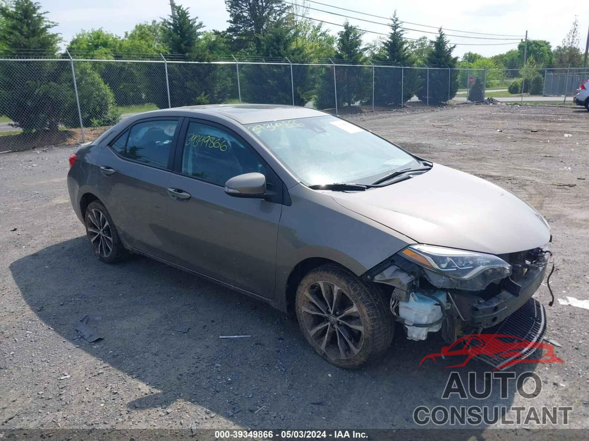 TOYOTA COROLLA 2017 - 2T1BURHE2HC797256