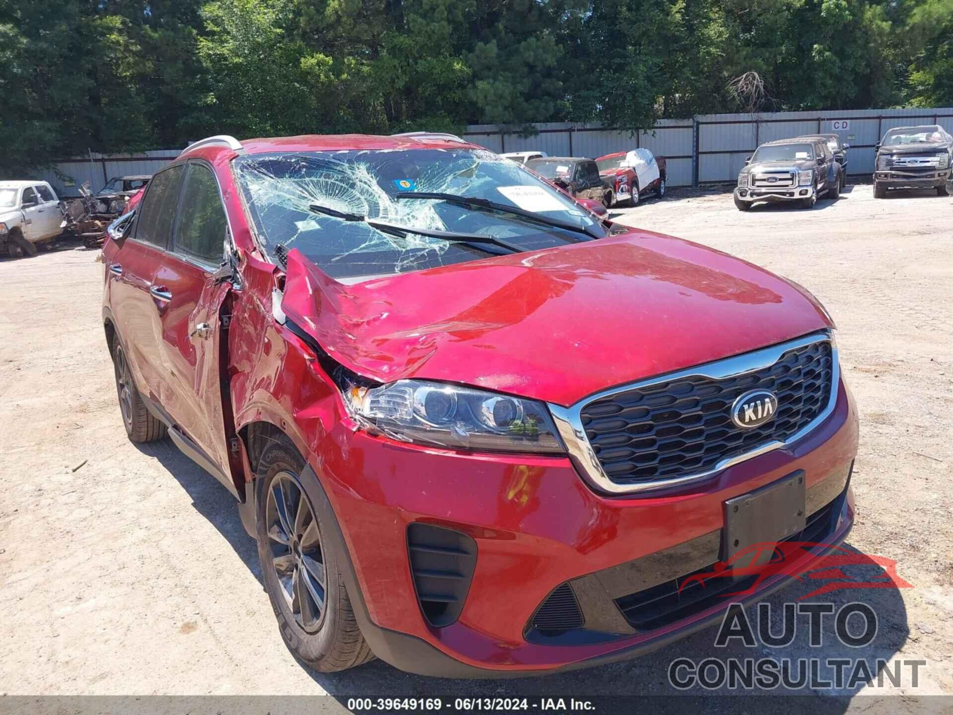 KIA SORENTO 2020 - 5XYPG4A33LG673289