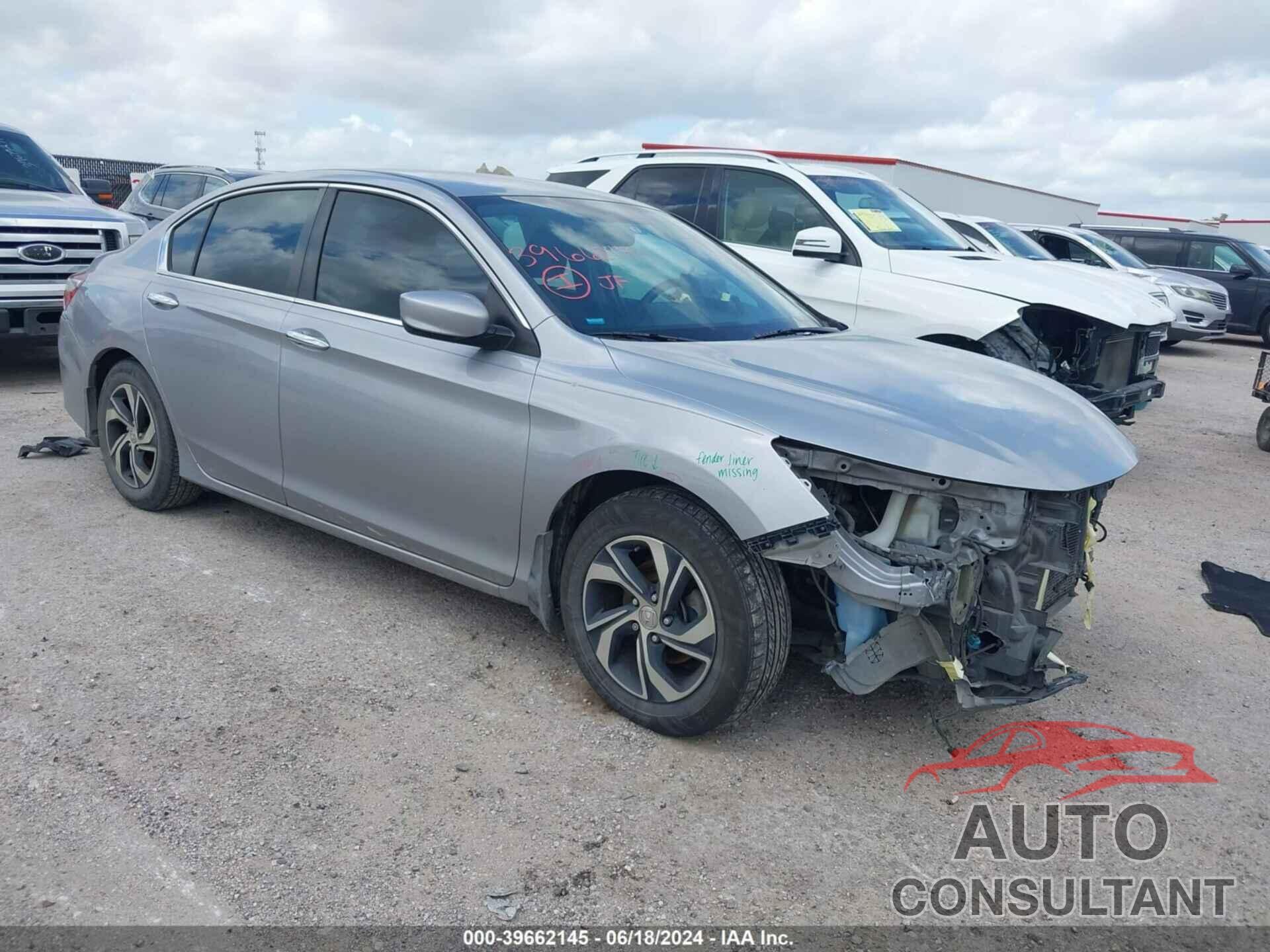 HONDA ACCORD 2016 - 1HGCR2F38GA114270