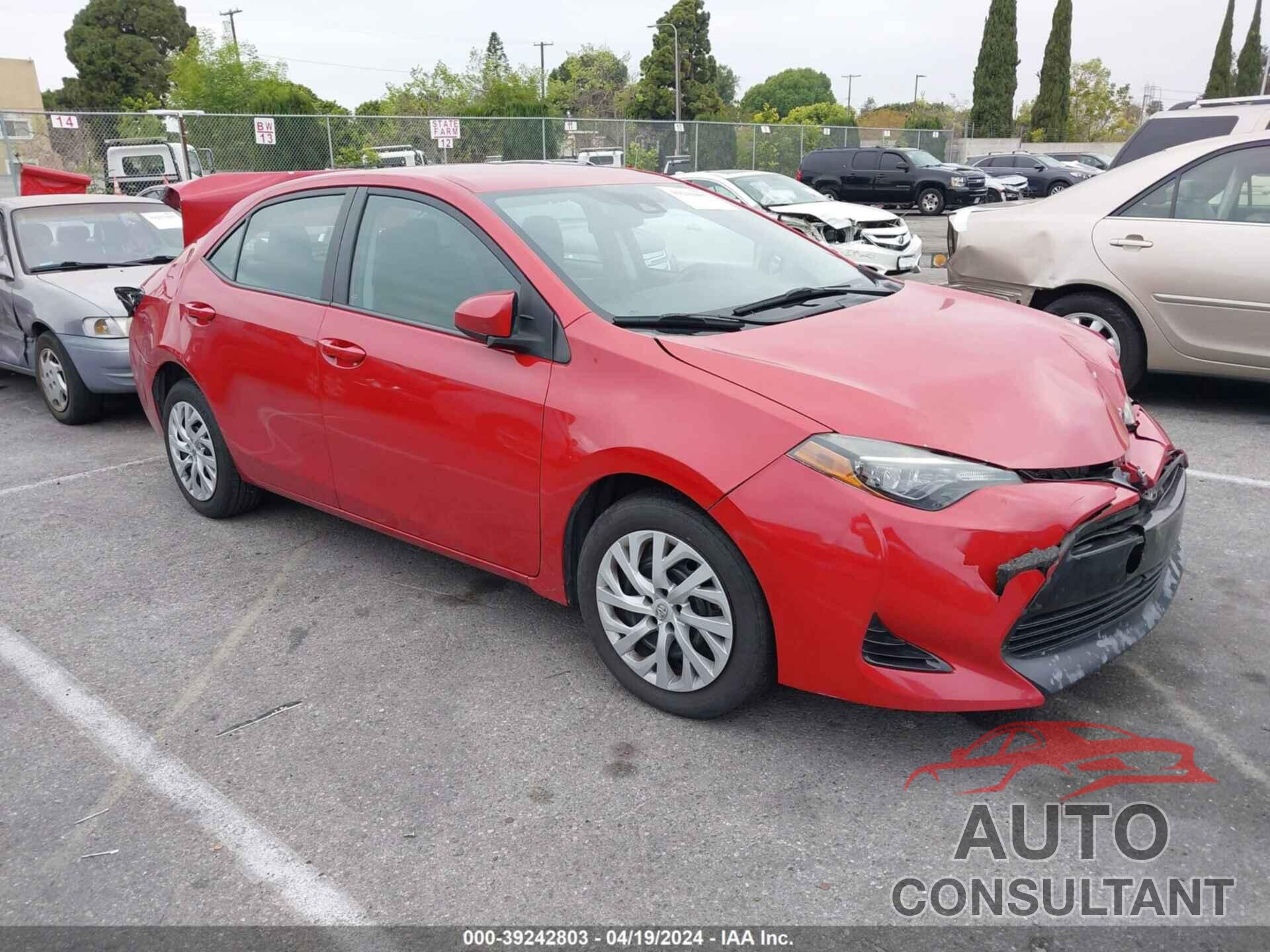 TOYOTA COROLLA 2017 - 2T1BURHE2HC923485