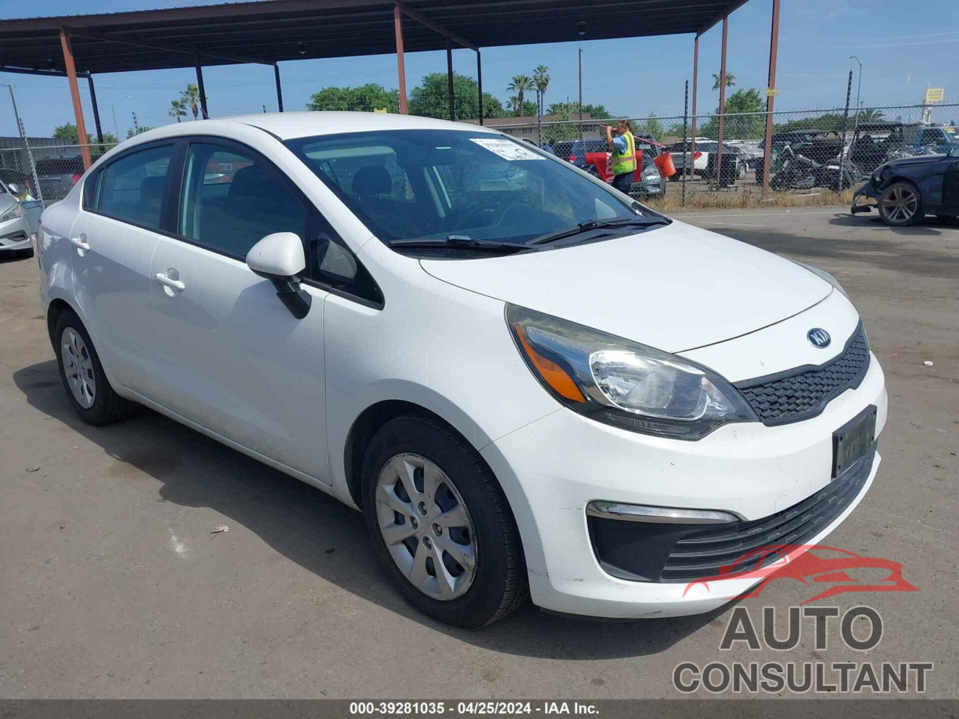 KIA RIO 2016 - KNADM4A38G6668722