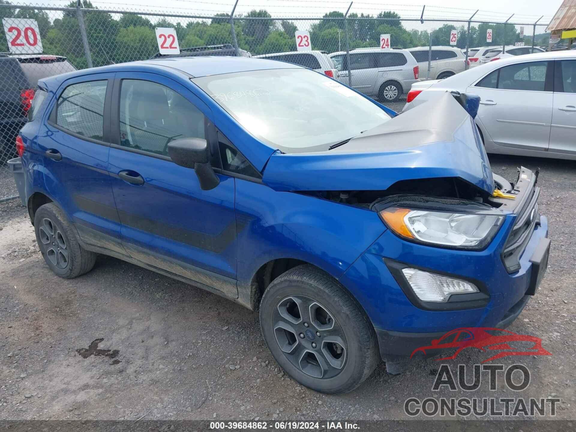 FORD ECOSPORT 2021 - MAJ6S3FL3MC452039