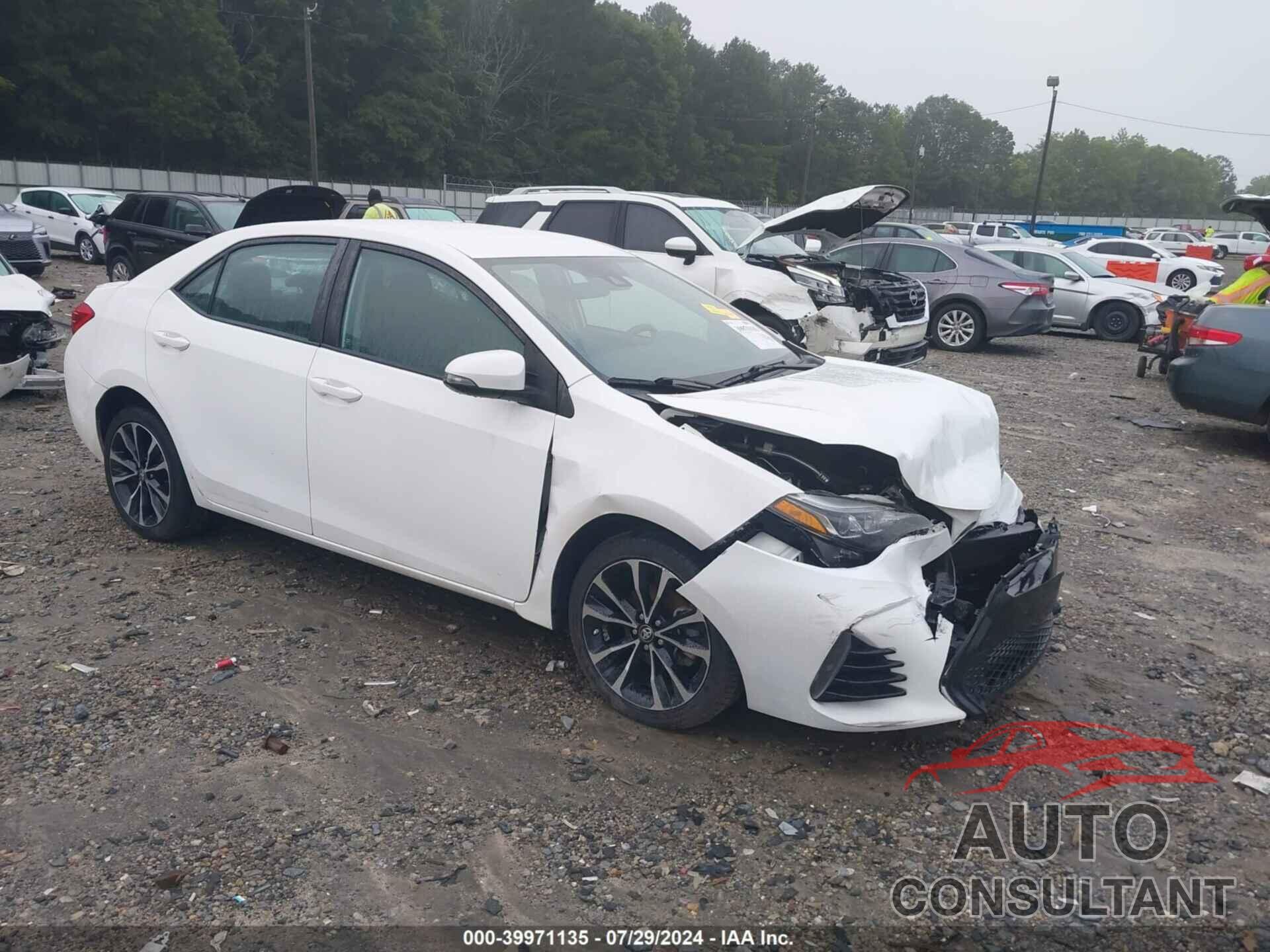 TOYOTA COROLLA 2017 - 2T1BURHE3HC799100