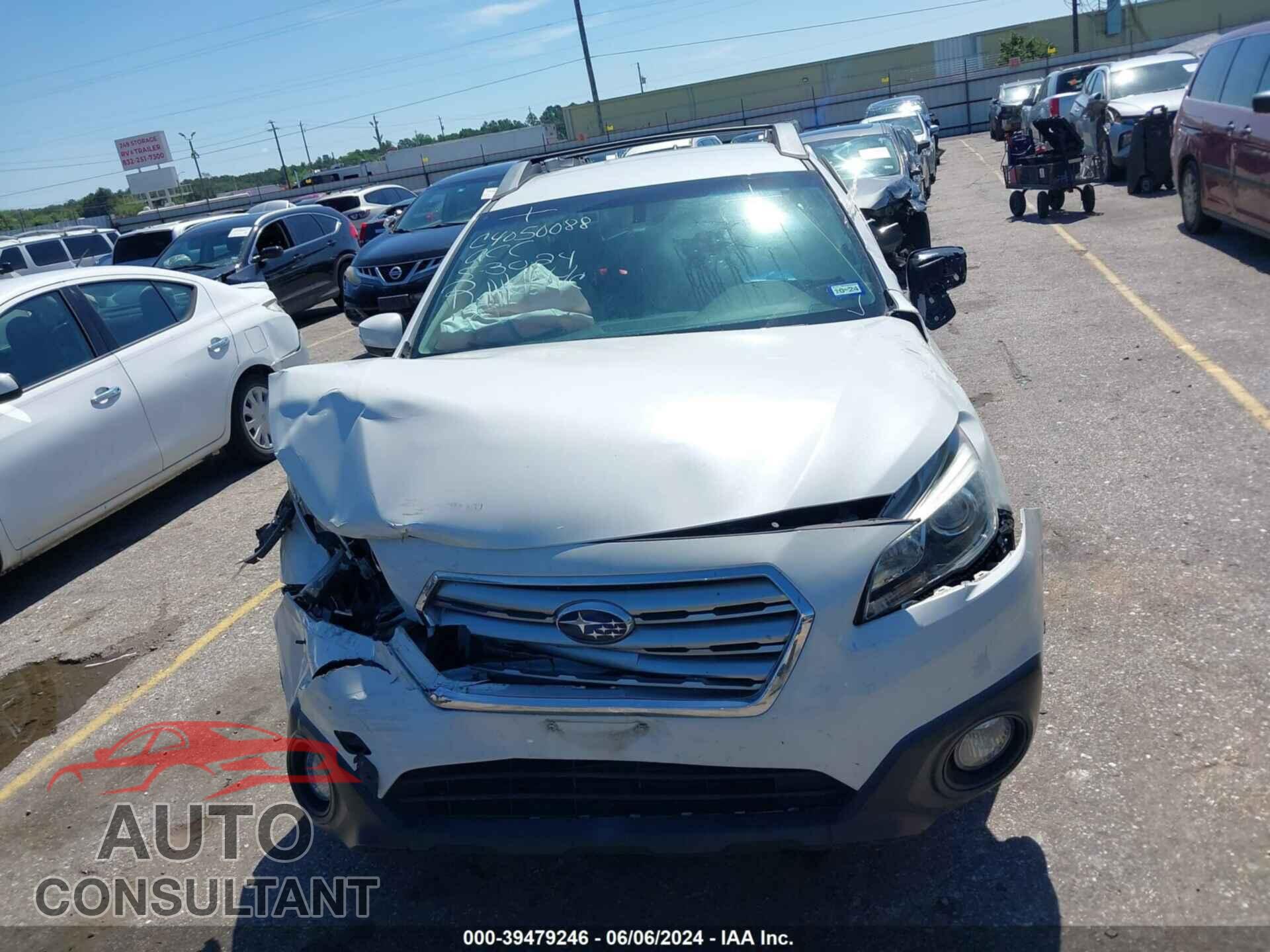 SUBARU OUTBACK 2017 - 4S4BSAFC8H3219823