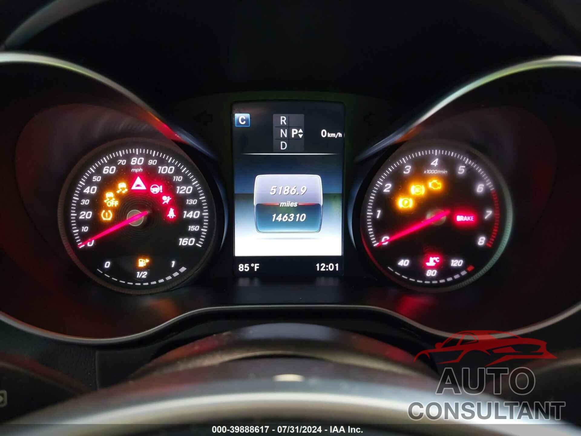 MERCEDES-BENZ C 300 2017 - 55SWF4JBXHU193477