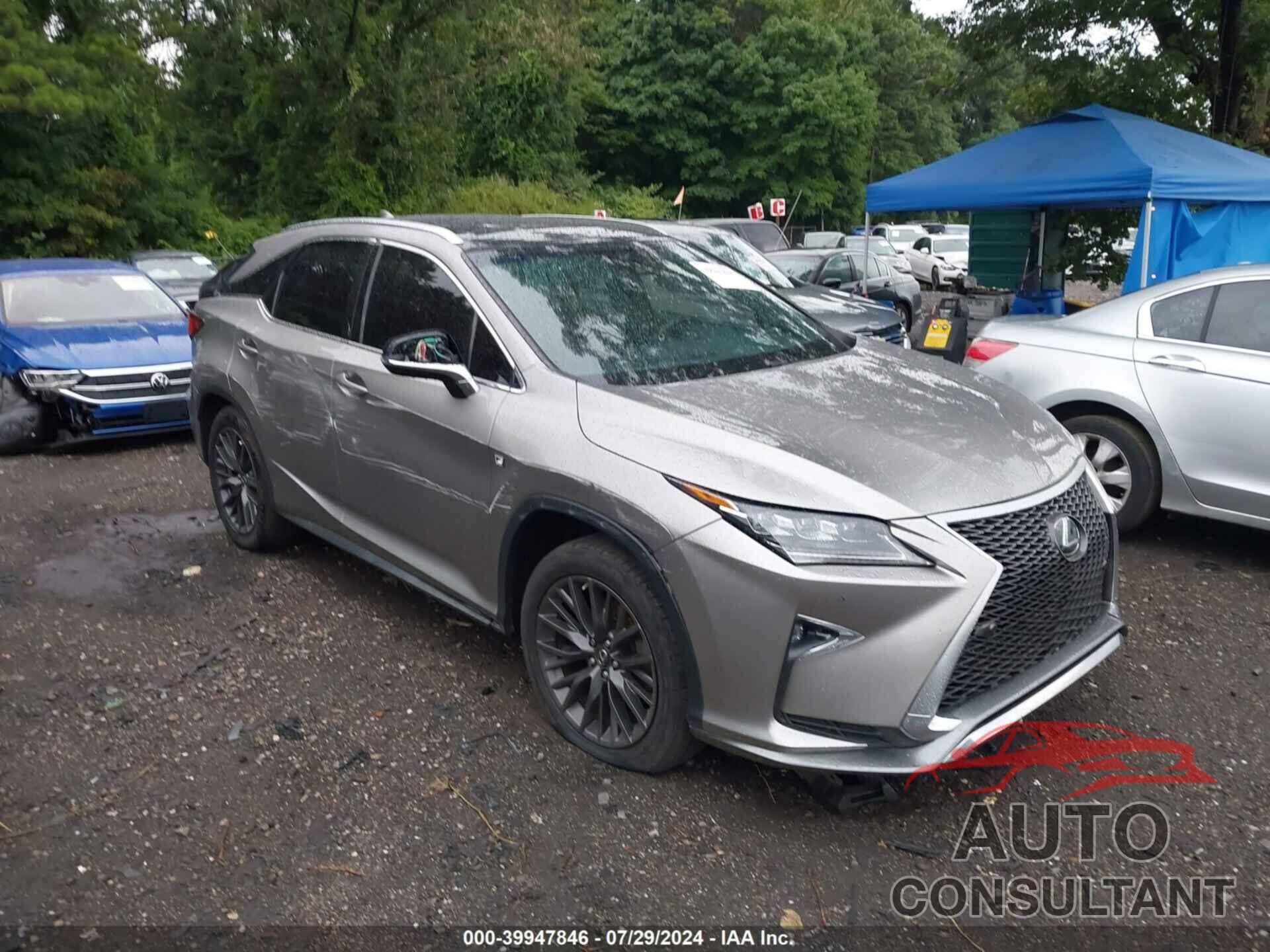 LEXUS RX 350 2017 - 2T2BZMCA1HC106982