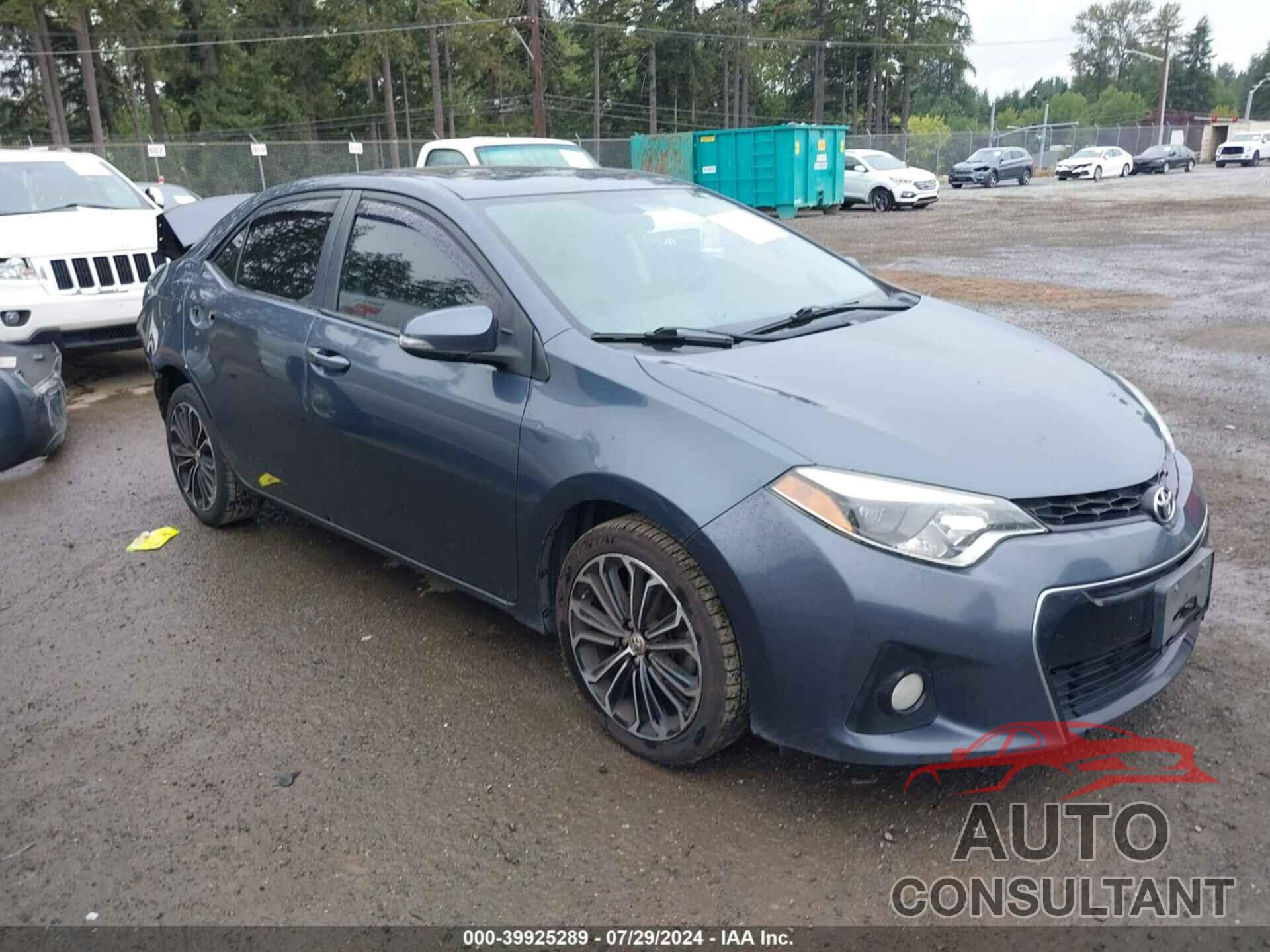 TOYOTA COROLLA 2016 - 2T1BURHE2GC492905