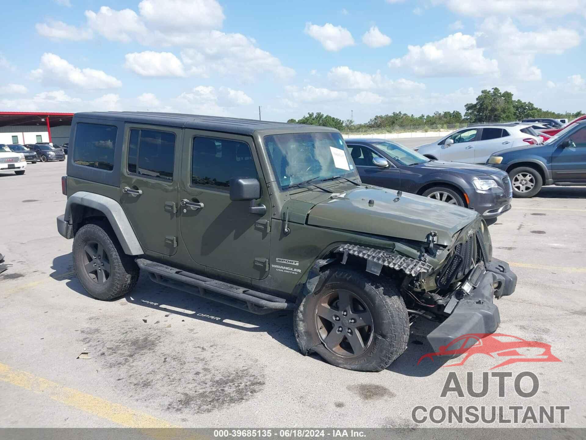 JEEP WRANGLER UNLIMITED 2016 - 1C4BJWDG9GL126446
