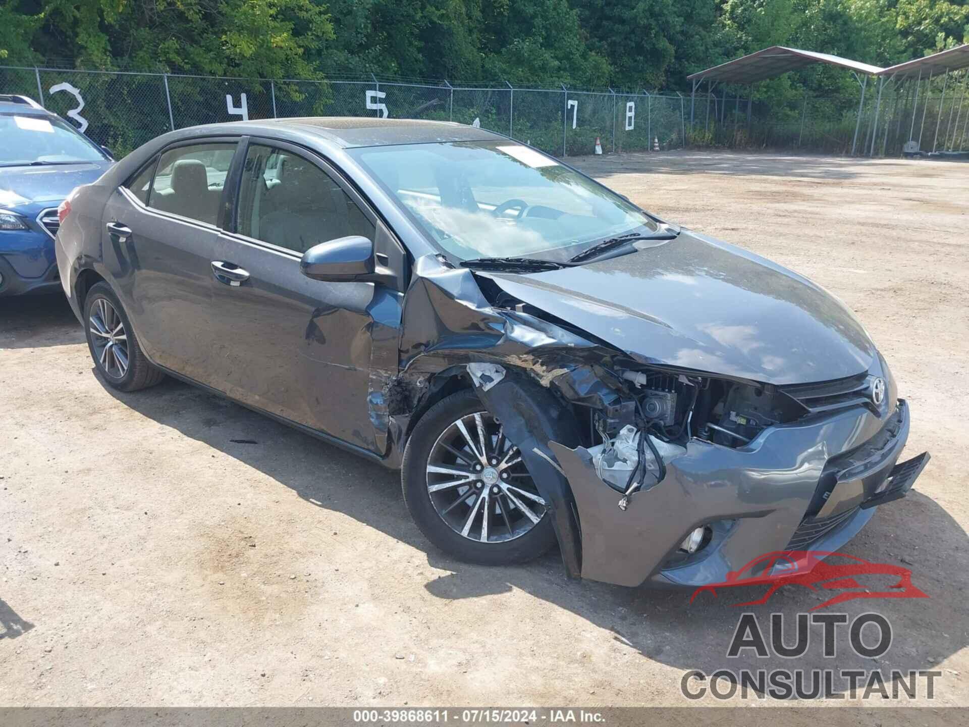 TOYOTA COROLLA 2016 - 2T1BURHE9GC676402