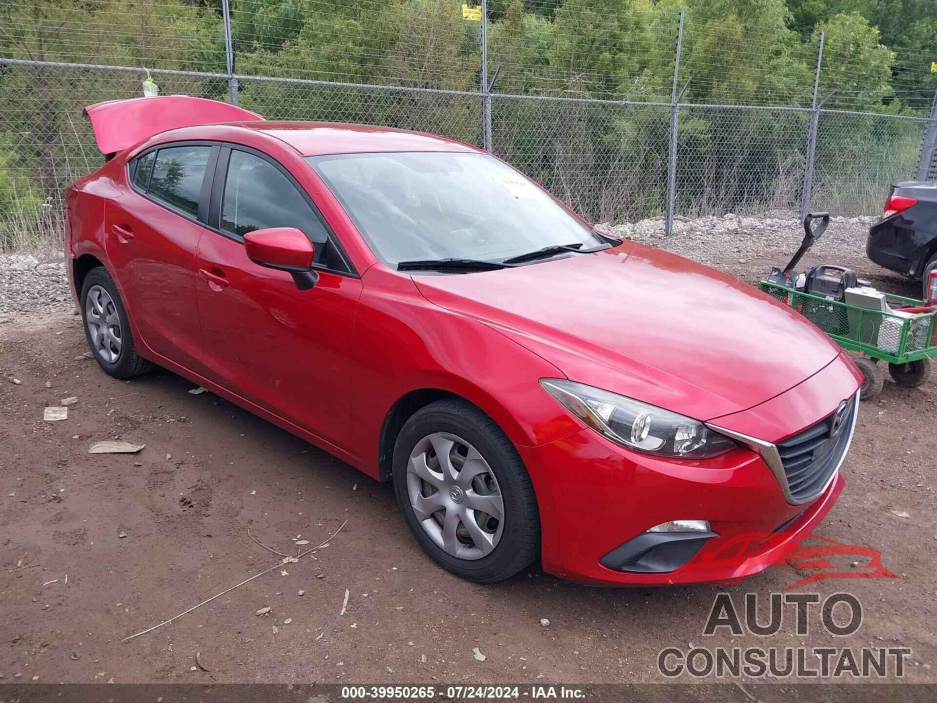 MAZDA MAZDA3 2016 - JM1BM1T77G1339662