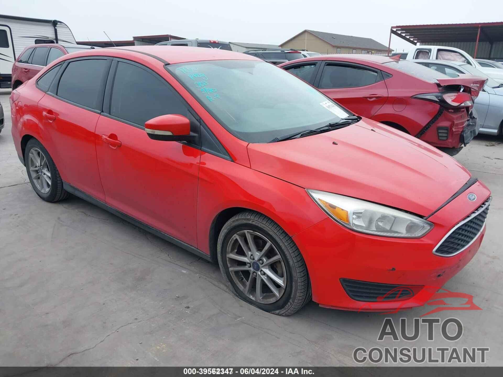 FORD FOCUS 2016 - 1FADP3F24GL253232