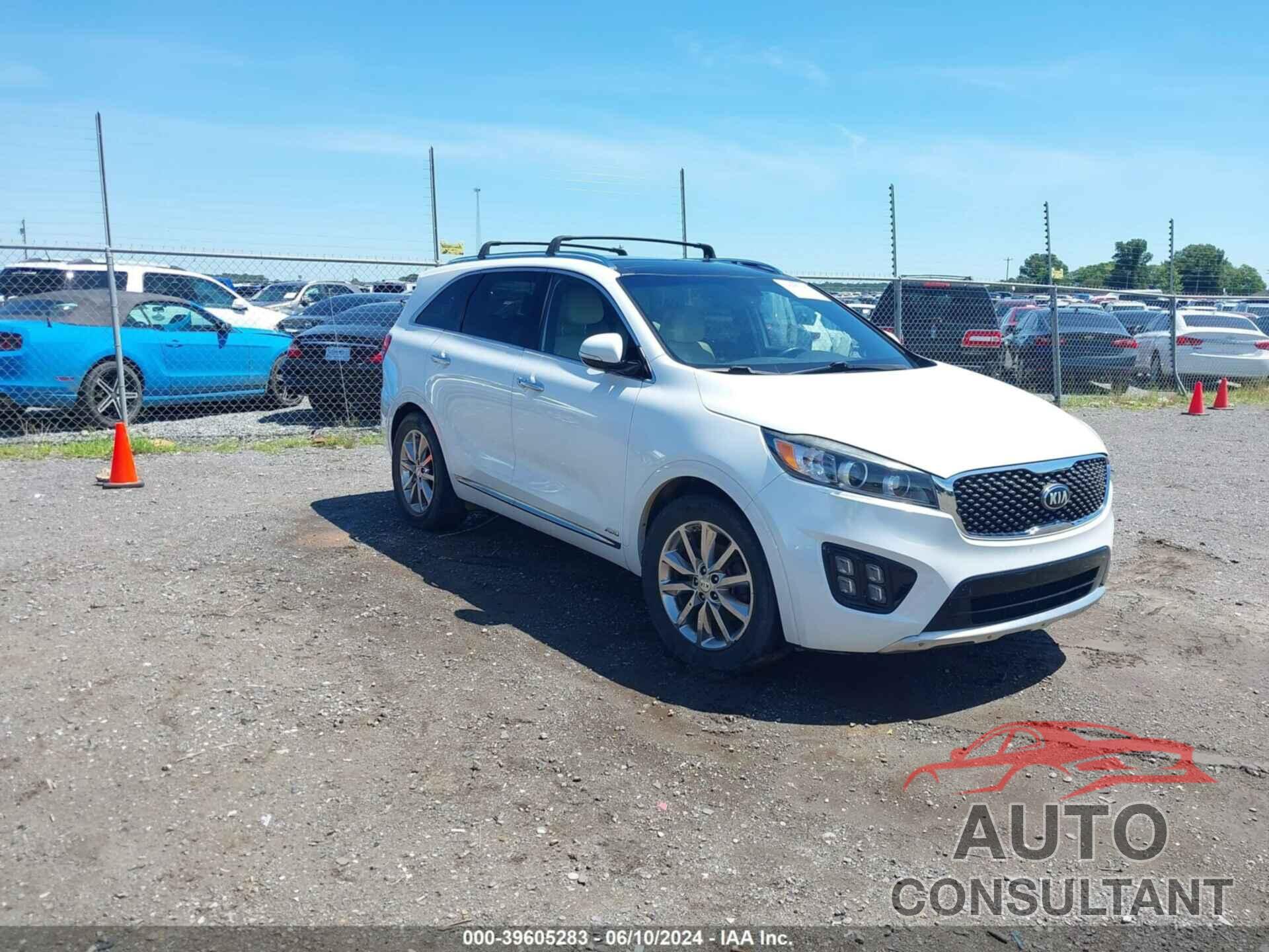 KIA SORENTO 2016 - 5XYPKDA51GG097630