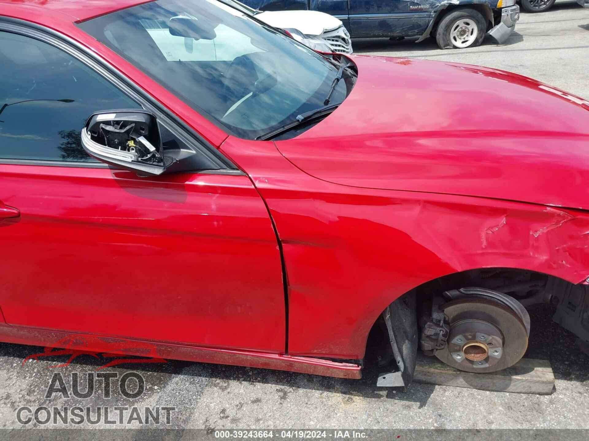 BMW 320I 2016 - WBA8E1G51GNU11705