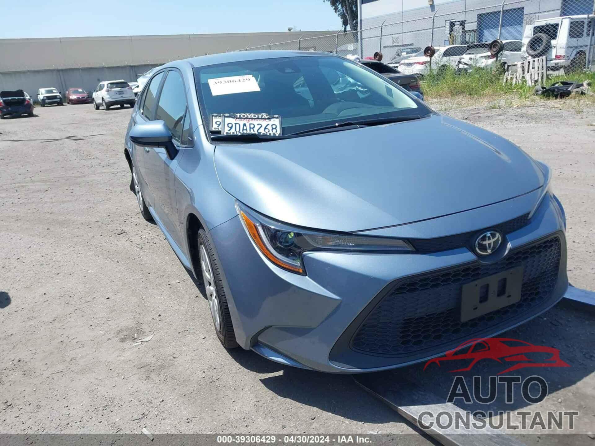 TOYOTA COROLLA 2021 - 5YFEPMAE9MP220641