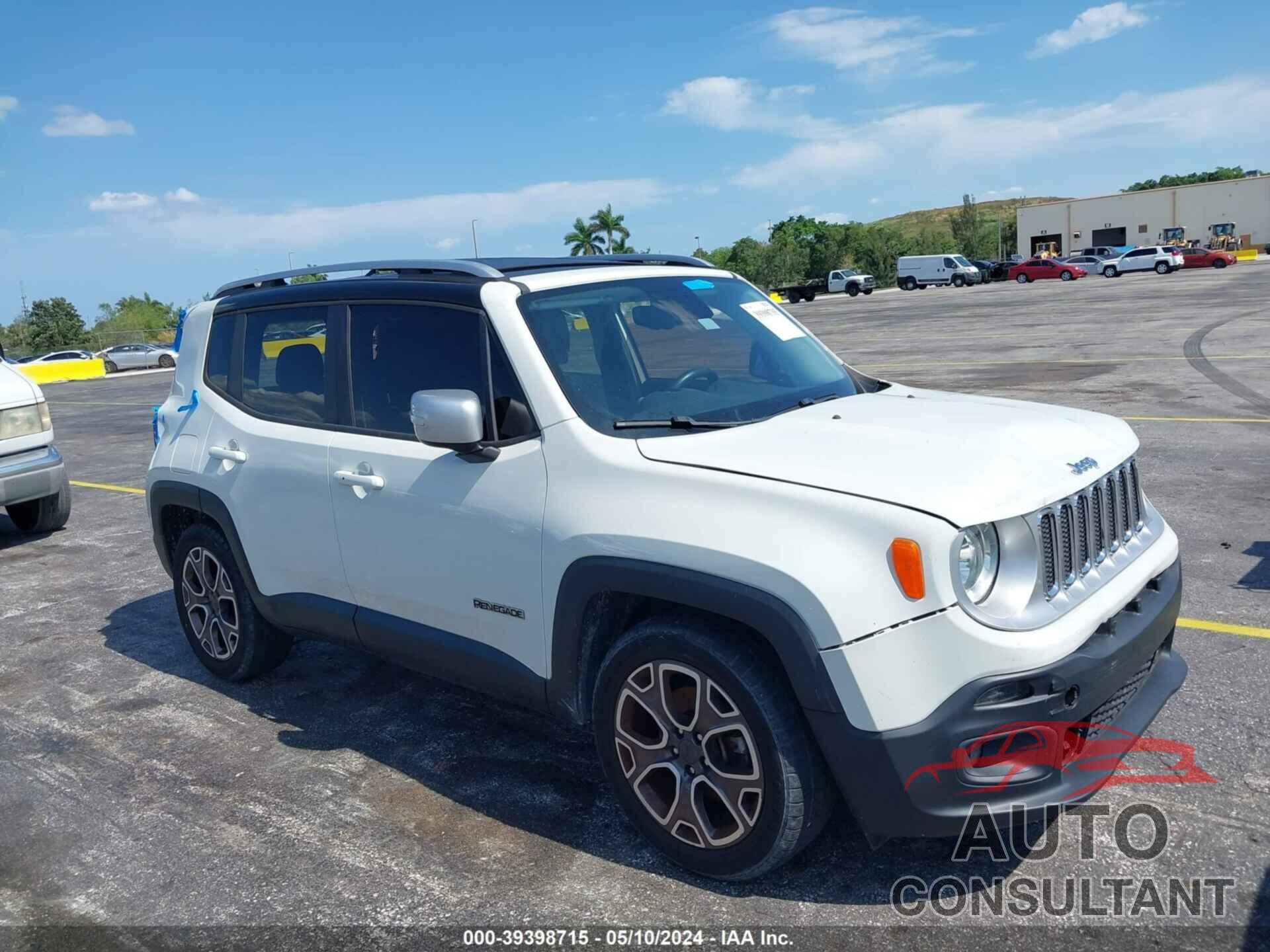 JEEP RENEGADE 2017 - ZACCJADB5HPG10719