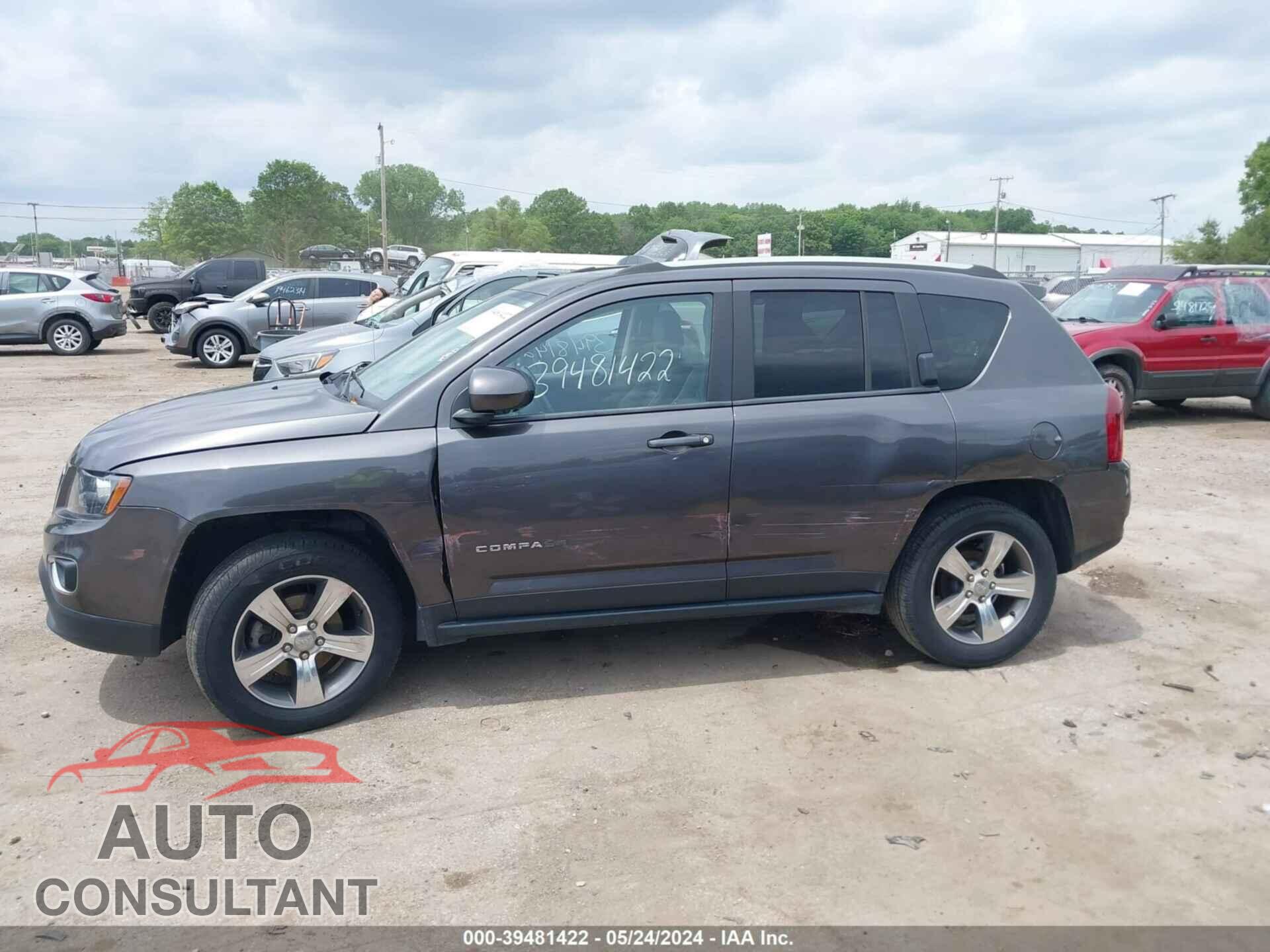 JEEP COMPASS 2017 - 1C4NJDEB3HD178154