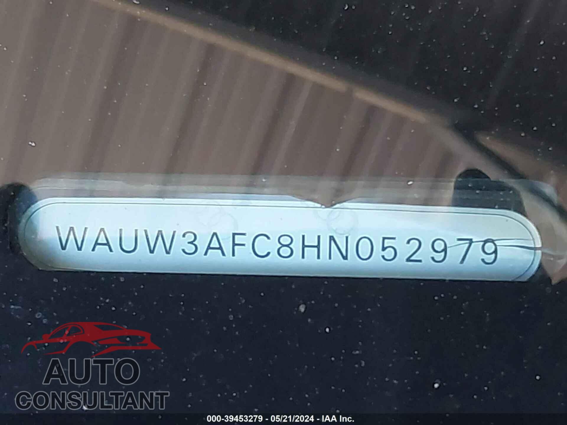 AUDI A7 2017 - WAUW3AFC8HN052979