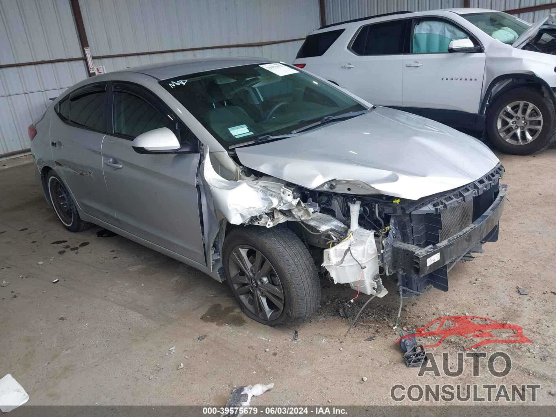 HYUNDAI ELANTRA 2018 - 5NPD84LF4JH215791