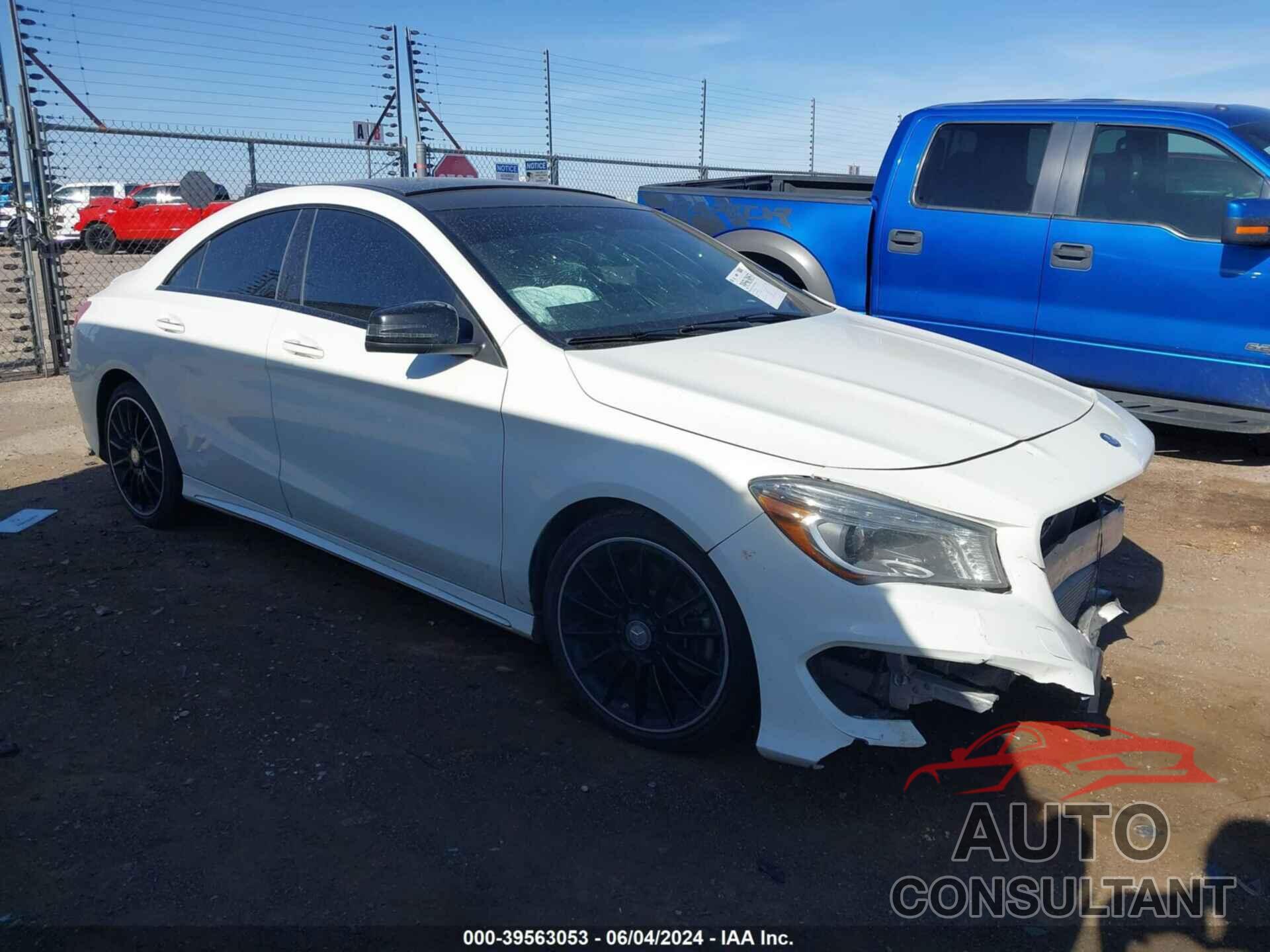 MERCEDES-BENZ CLA 250 2016 - WDDSJ4GB9GN389485